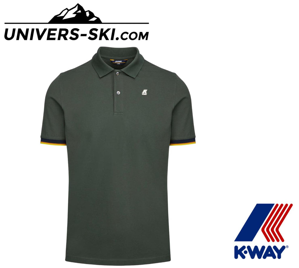 Polo K-Way Vincent Green Blackish 2025