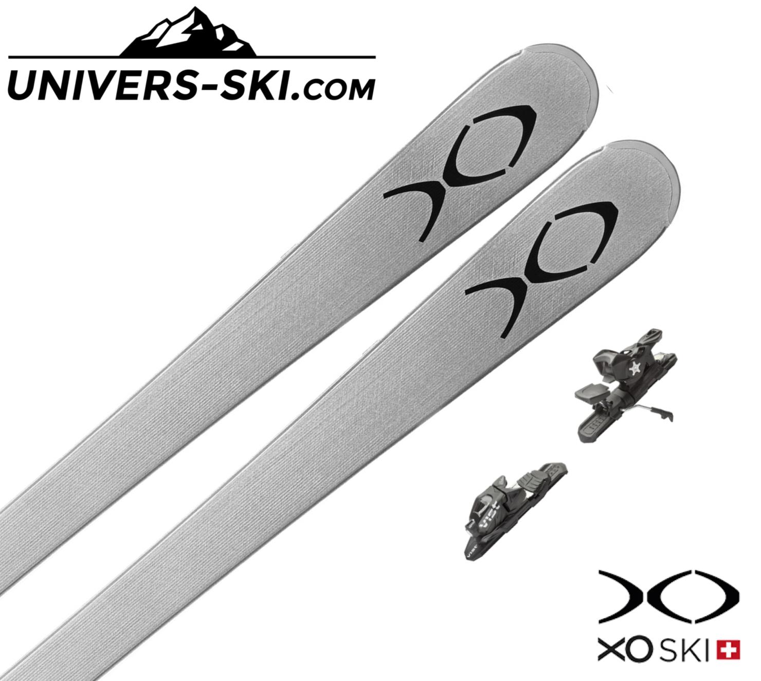 Ski Exonde XO V7 Gris 2026 + fixations Vist