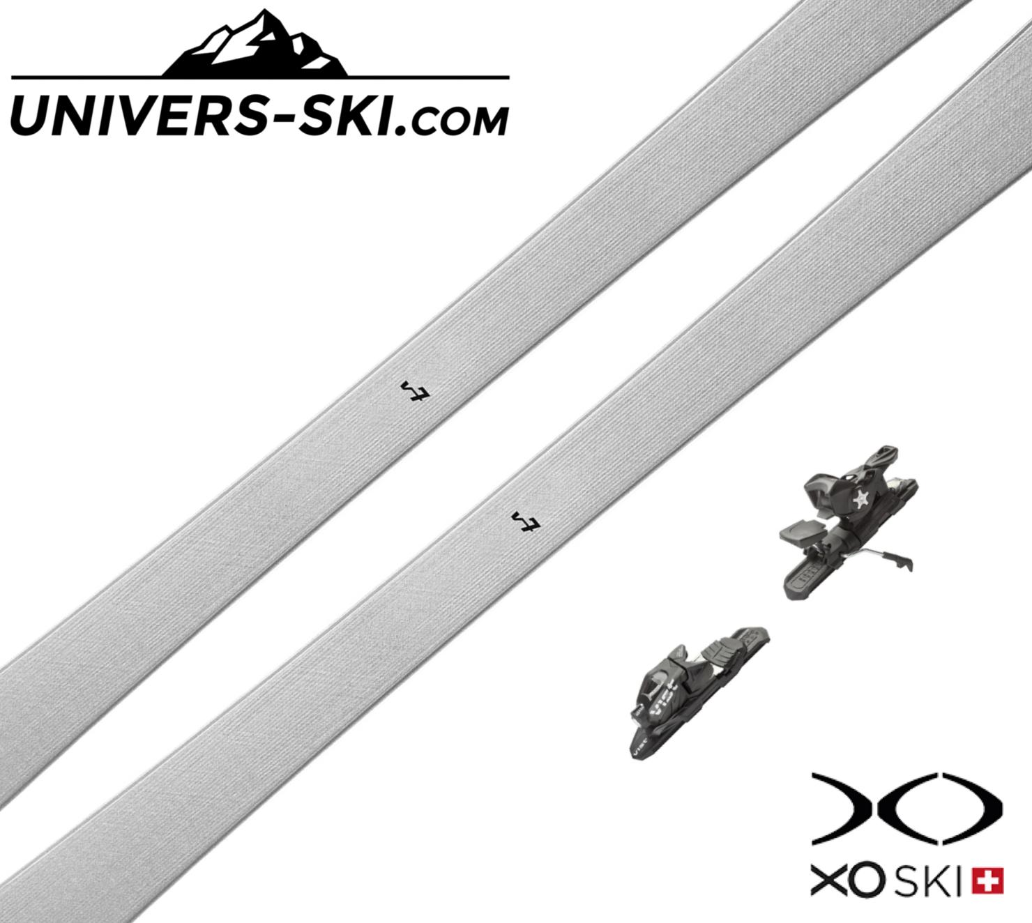 Ski Exonde XO V7 Gris 2026 + fixations Vist