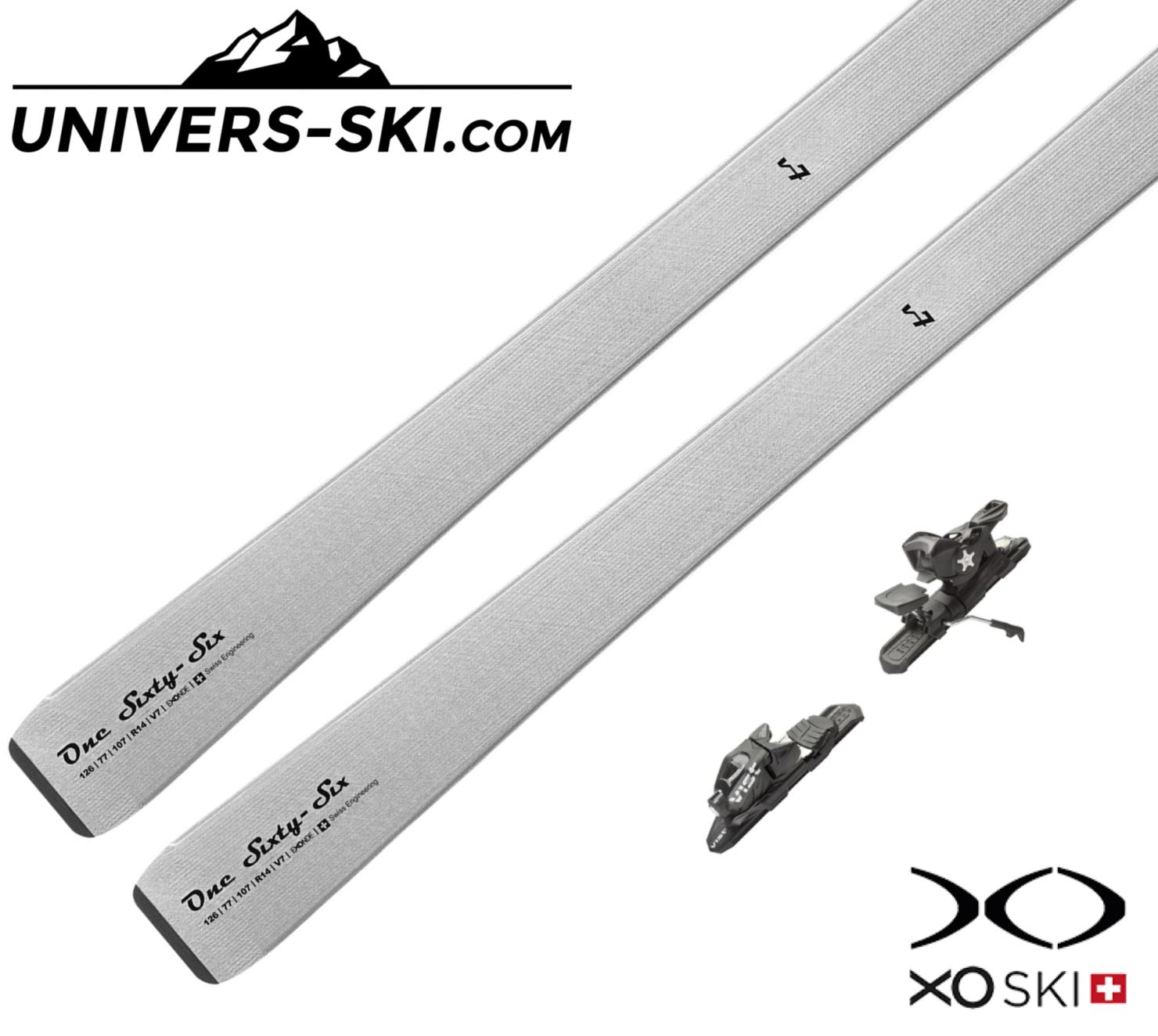Ski Exonde XO V7 Gris 2026 + fixations Vist