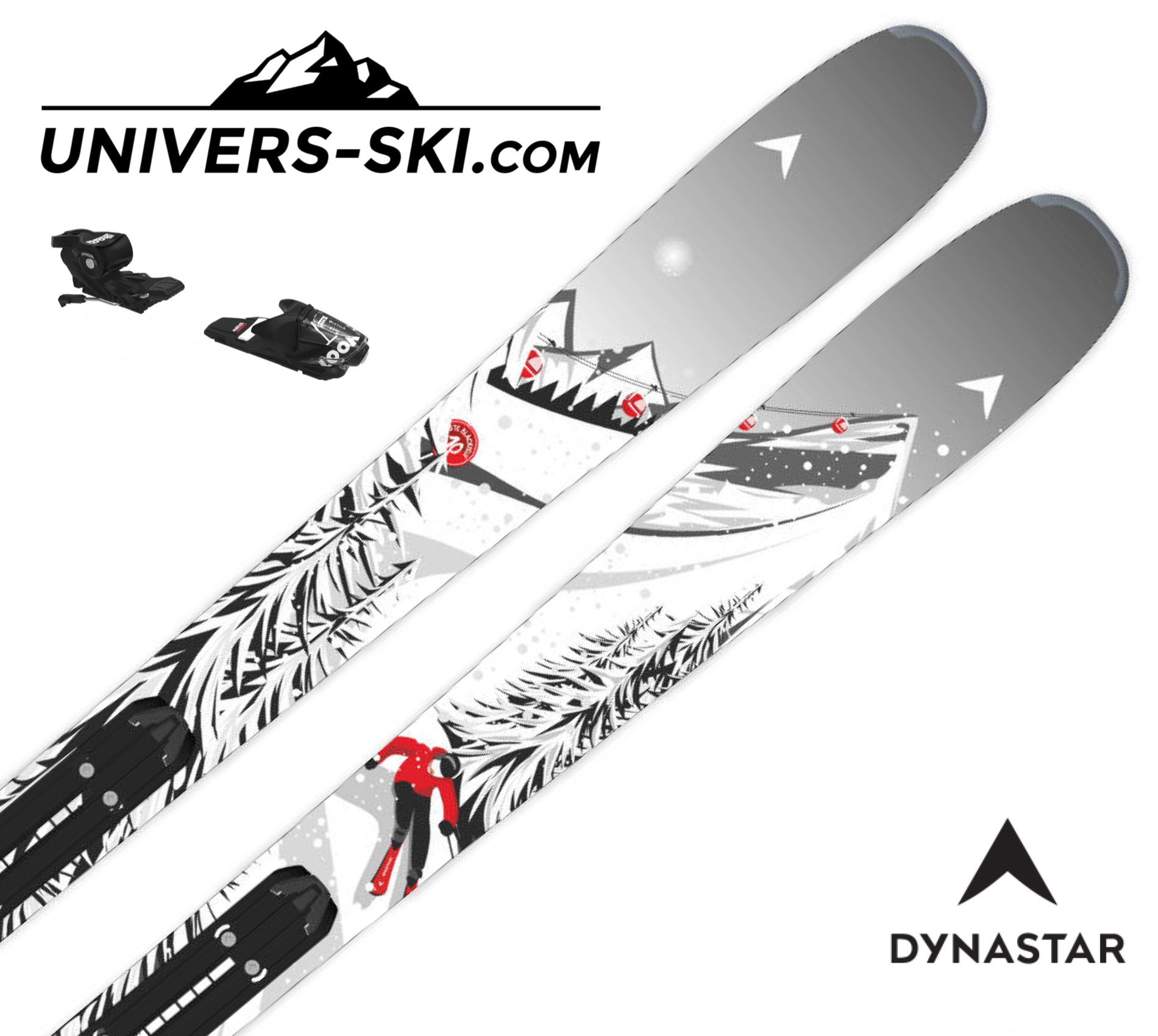 Ski DYNASTAR M-Blackpeuf 80 2026 + Xpress 11 GW