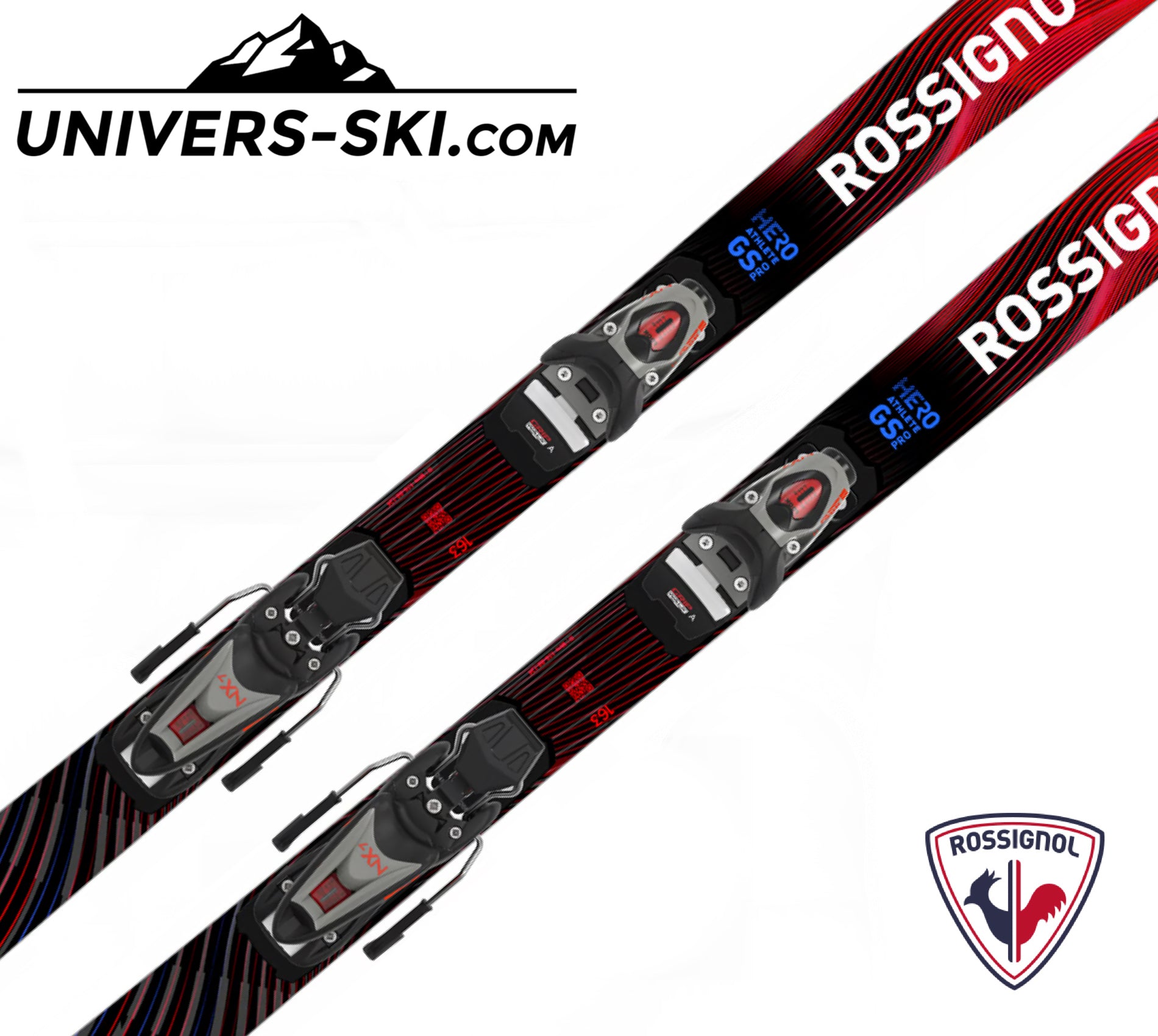 Ski junior Rossignol Hero GS Pro R21 2027 + NX 10 GW