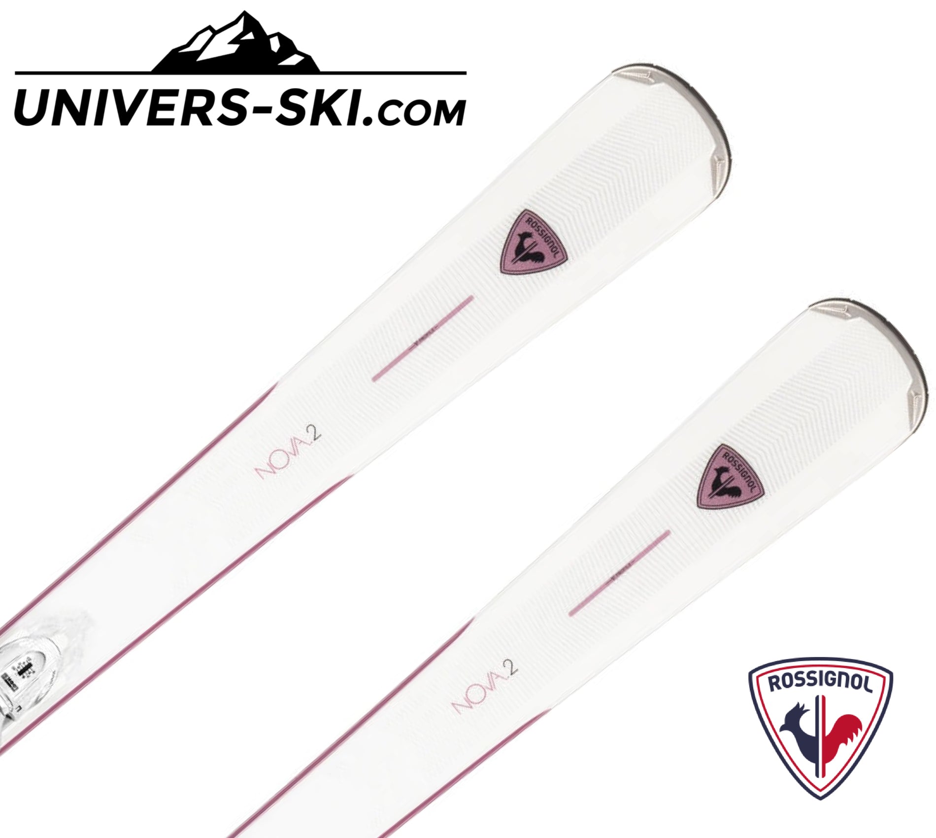 Ski ROSSIGNOL Femme Nova 2 2026 + fixation Xpress 10 GW