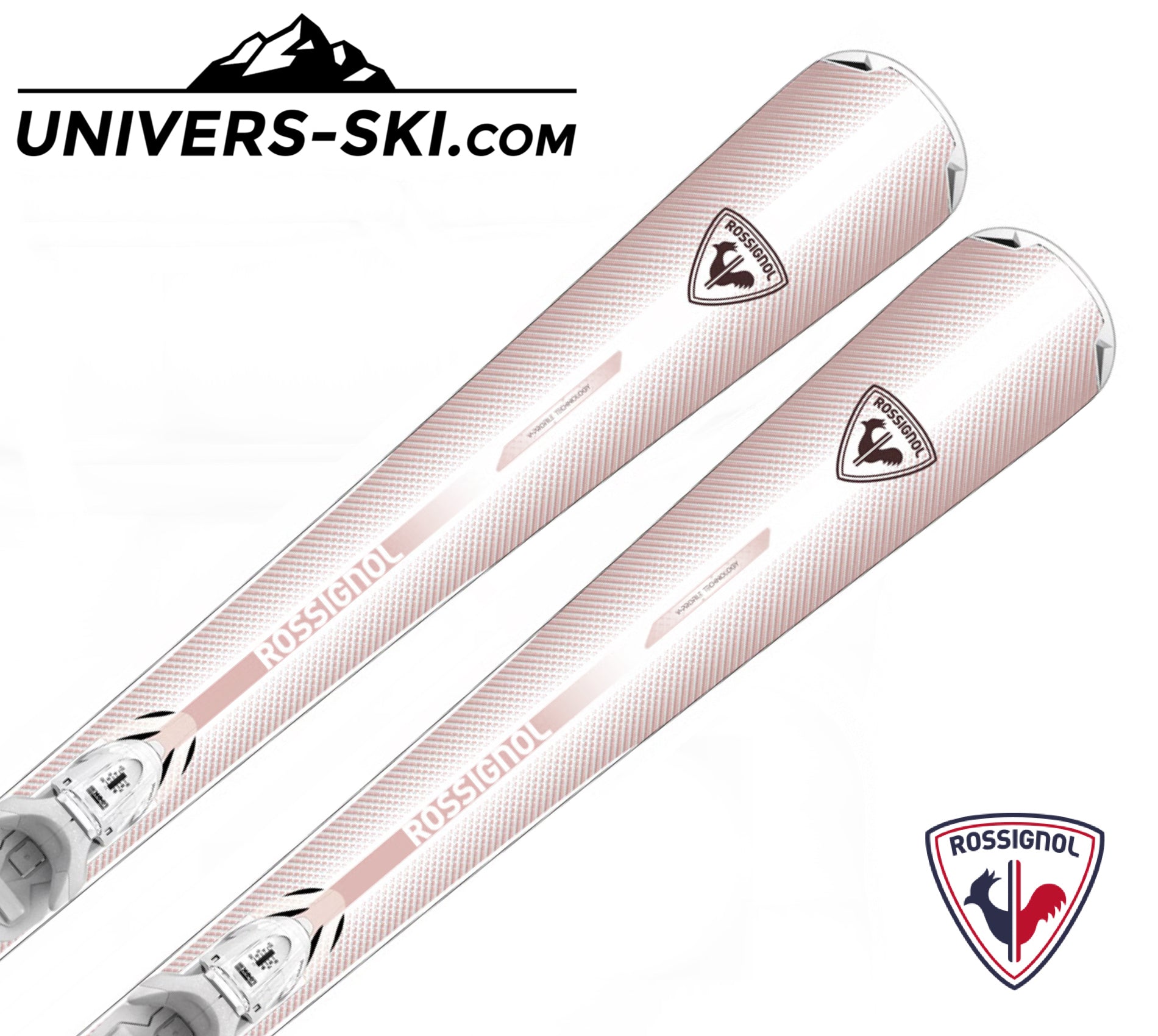 Ski ROSSIGNOL Femme Nova 2 2027 + fixation Xpress 10 GW