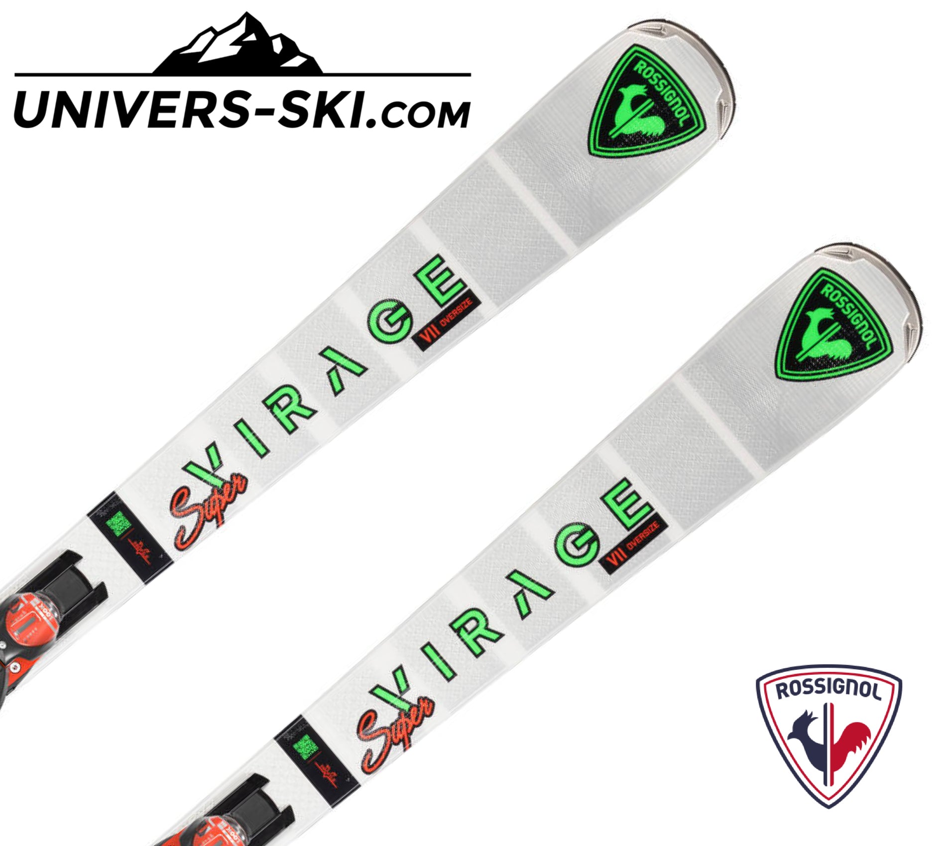 Ski ROSSIGNOL Supervirage VII Oversize 2025 + fixation NX12 Konect GW