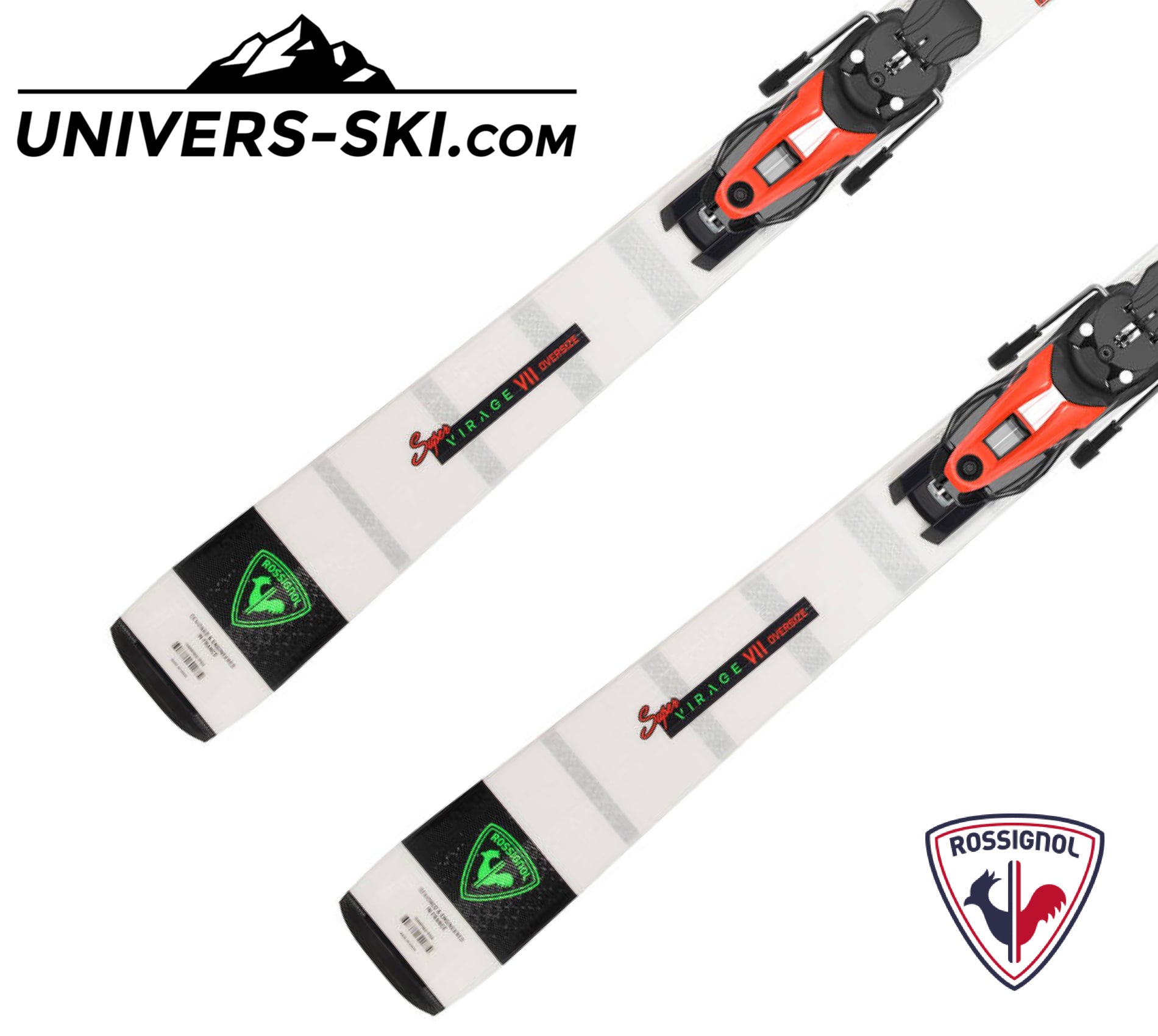 Ski ROSSIGNOL Supervirage VII Oversize 2025 + fixation NX12 Konect GW