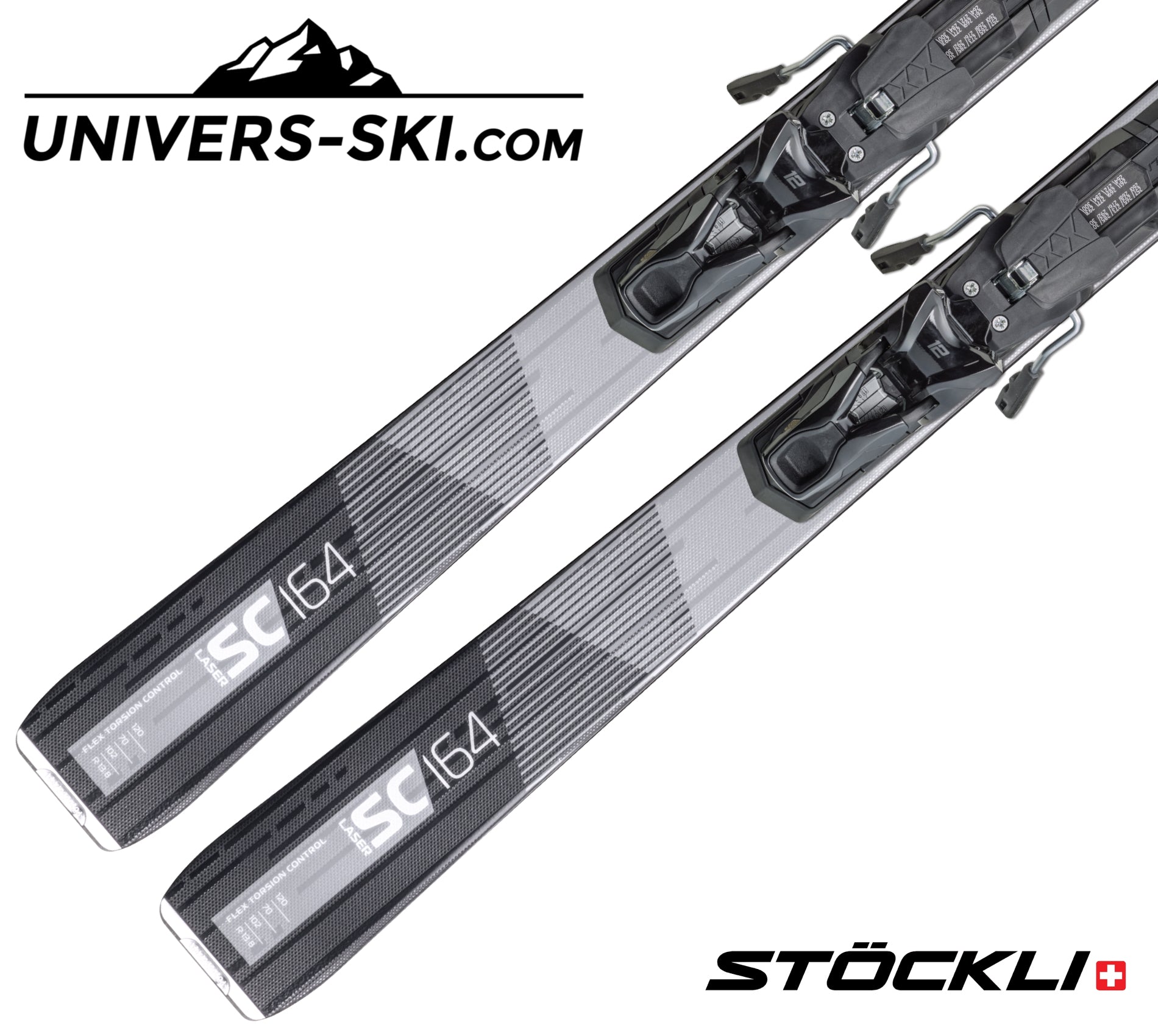 Ski Stockli Laser SC 2026+ Fixations SRT 12 GW