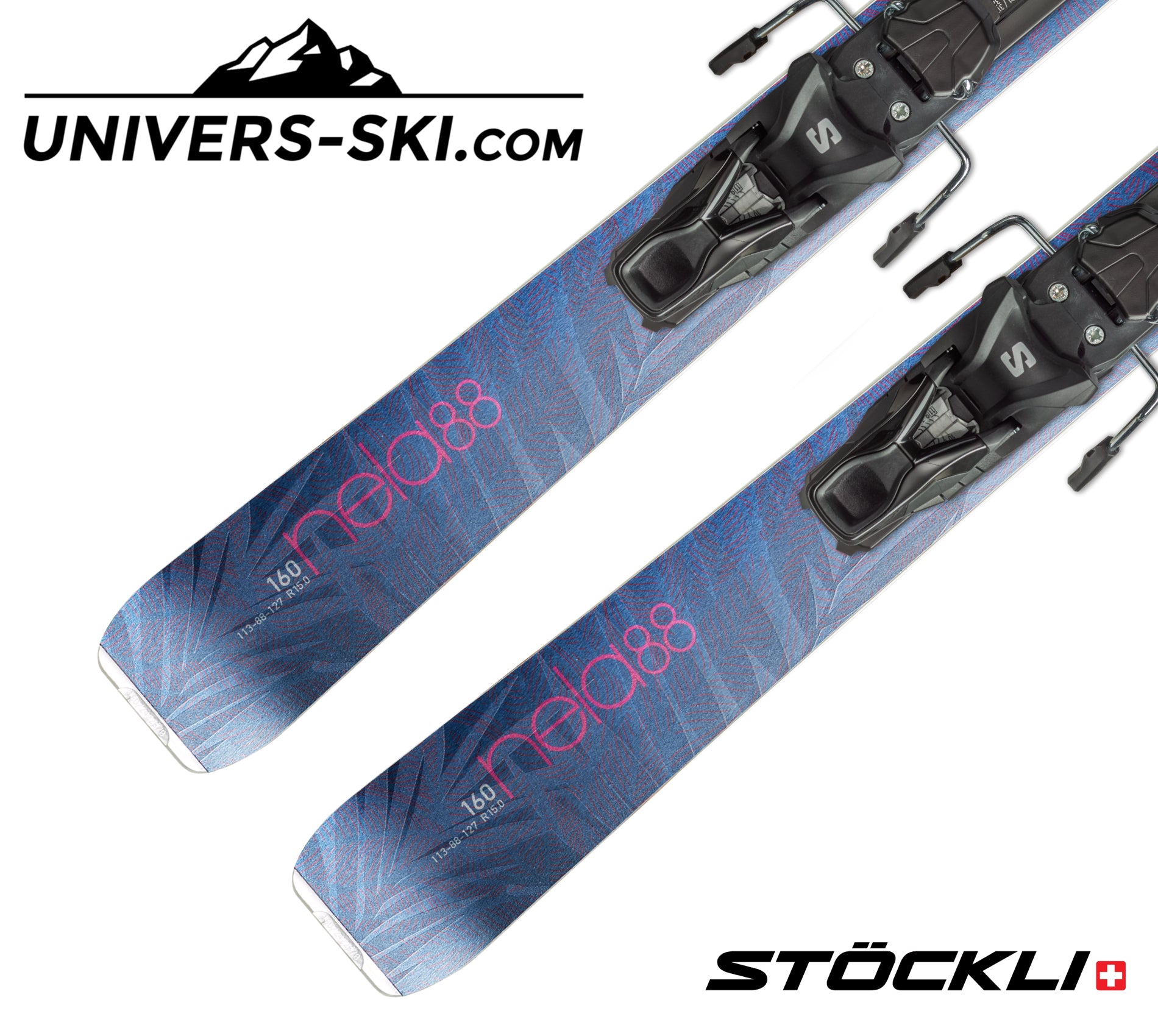 Ski STÖCKLI Femme Nela 88 2026 + fixation Strive 11