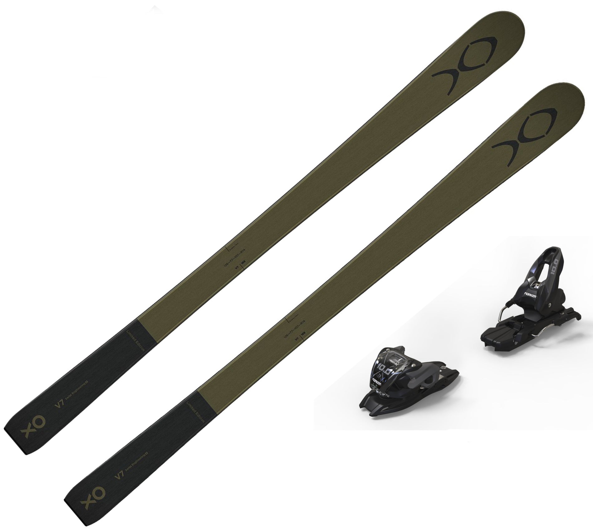 Ski Exonde XO V7 LTD Olive + fixations VMotion 10 2026
