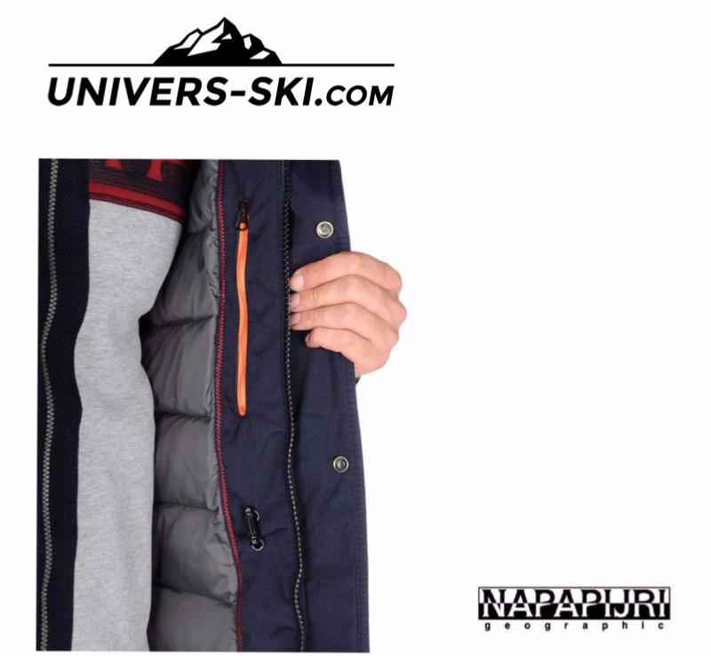 Parka NAPAPIJRI Homme Skidoo Open Long Bleu Marine 2026