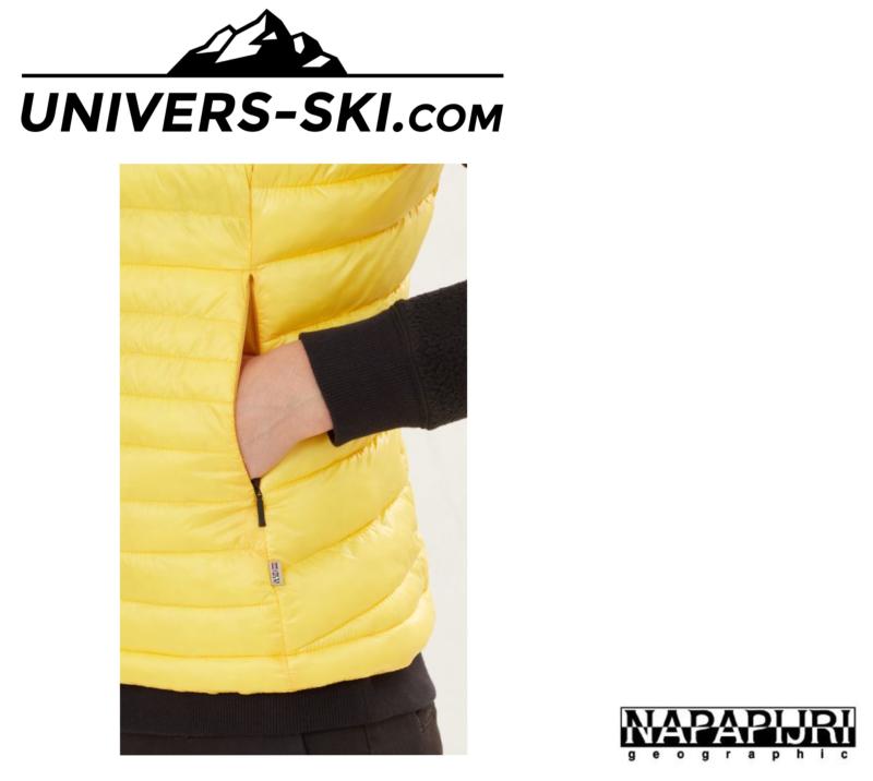 Gilet sans manches NAPAPIJRI Aerons Femme Jaune 2026