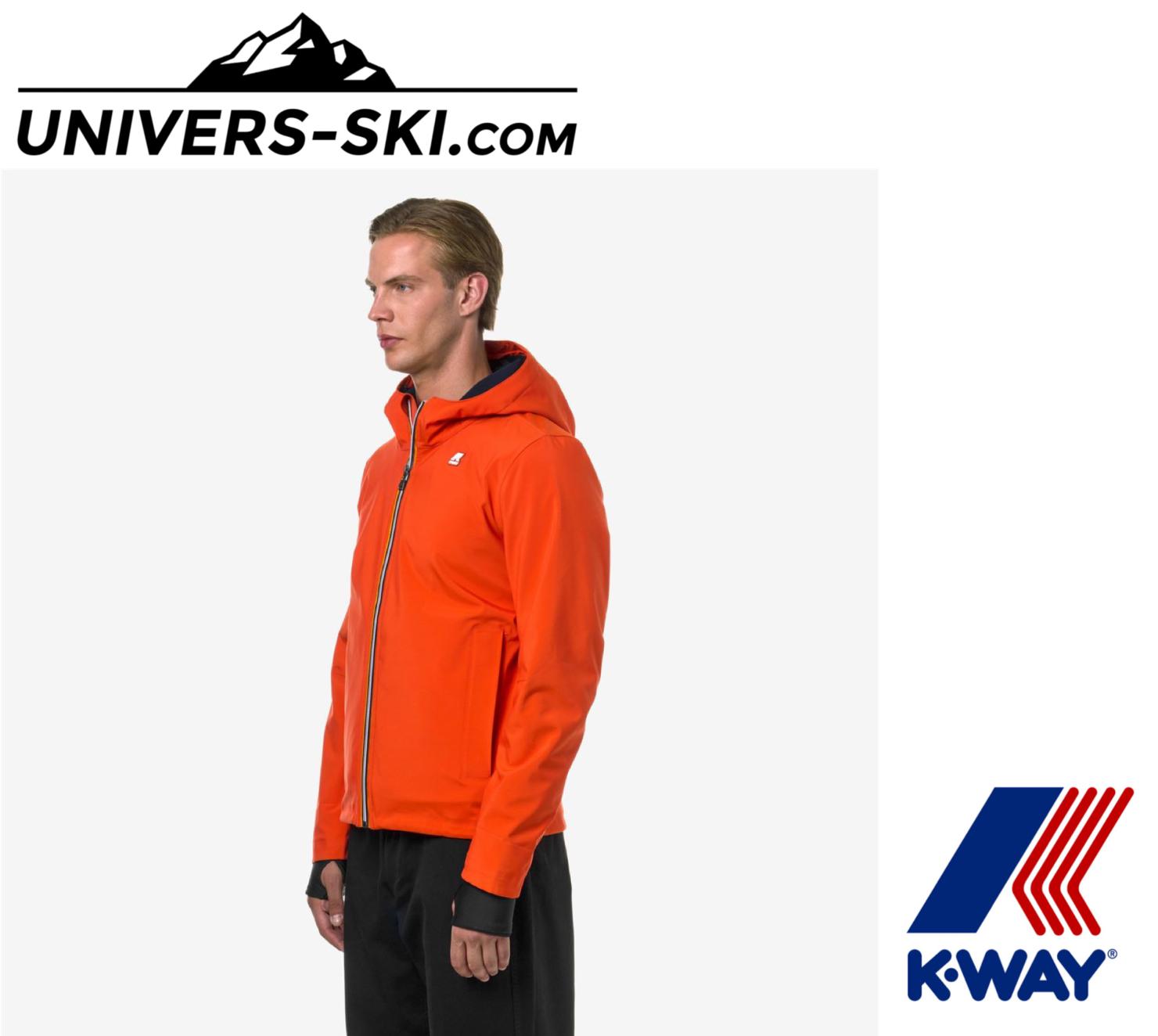 Veste K-Way Jacko Bonded Orange 2026
