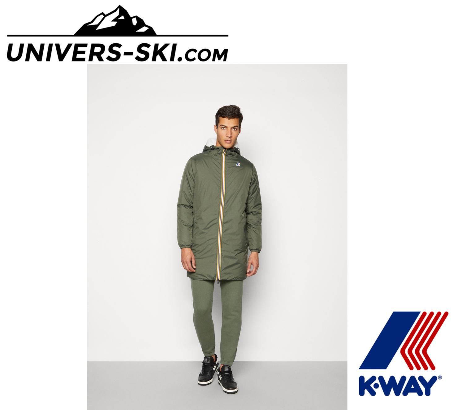 Imperméable K-Way Le Vrai 3.0 Eiffel Orsetto Green Blackish 2026