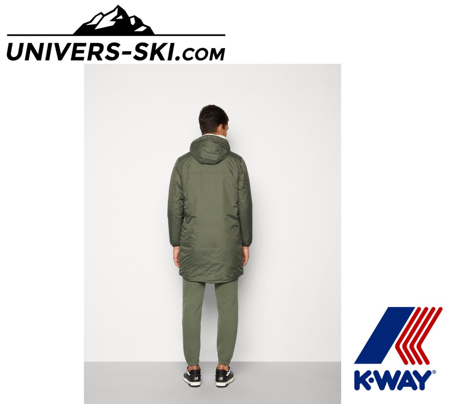Imperméable K-Way Le Vrai 3.0 Eiffel Orsetto Green Blackish 2026