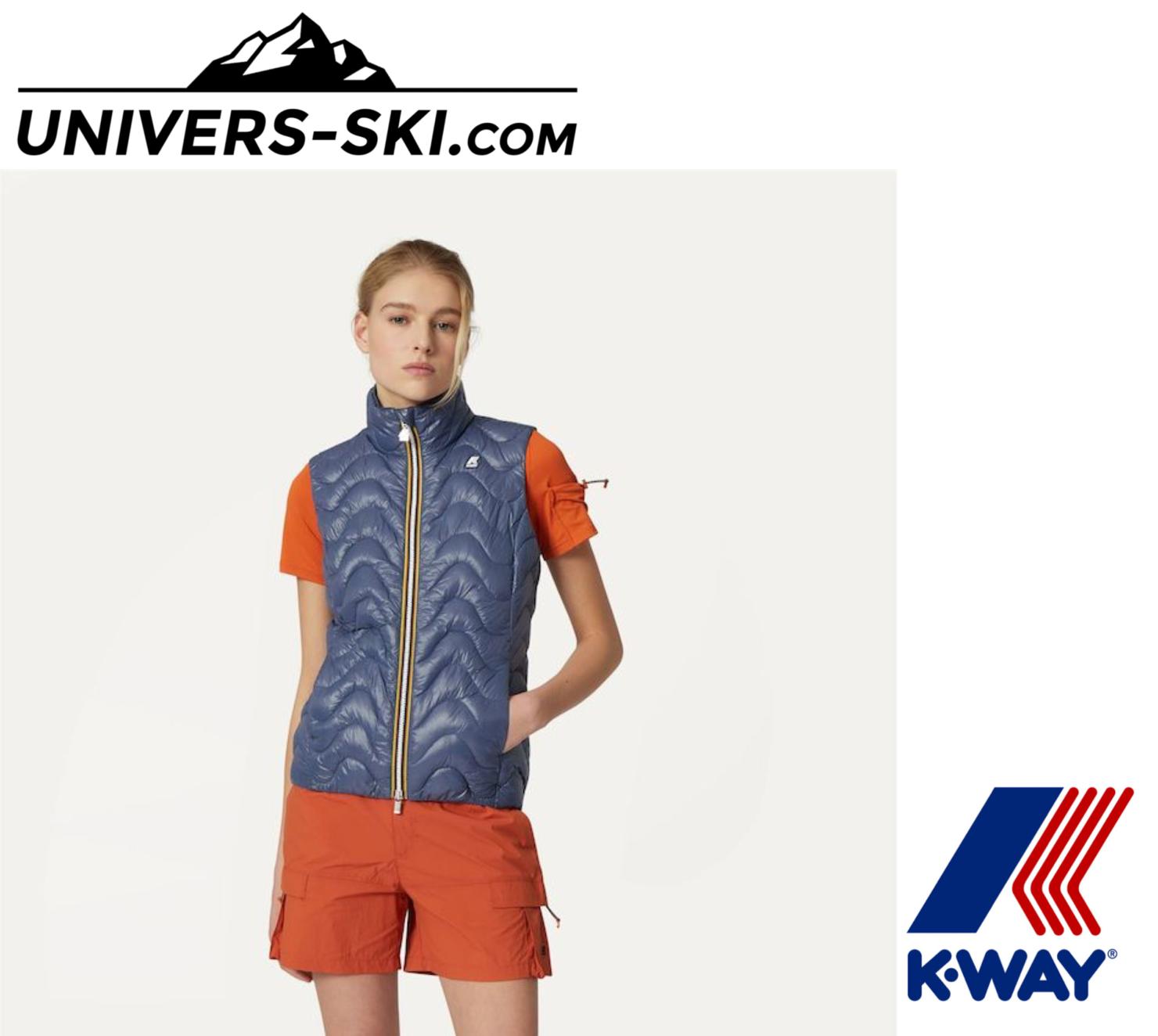 Doudoune Sans Manches K-Way Viole Eco Warm Blue Indigo 2026