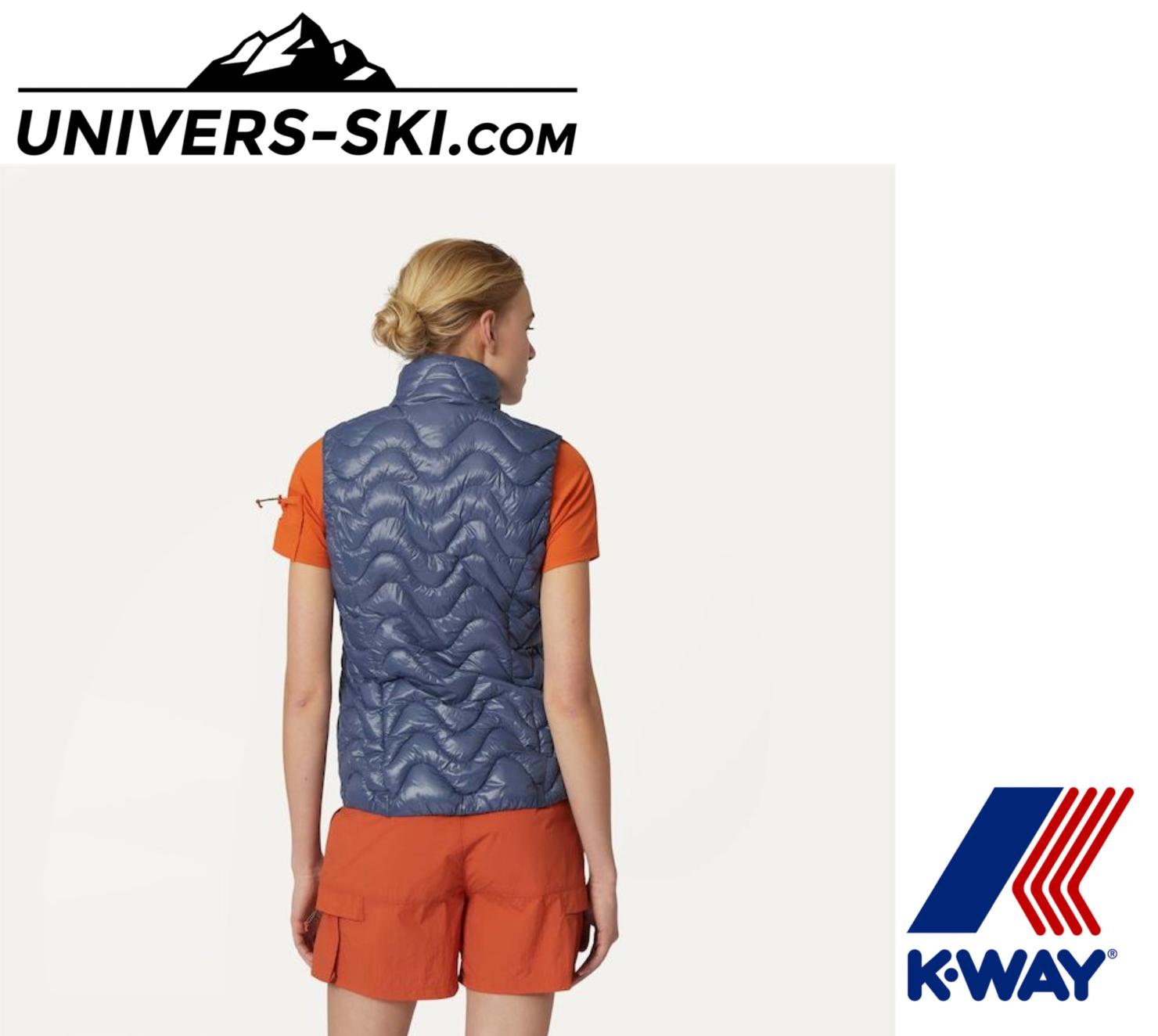 Doudoune Sans Manches K-Way Viole Eco Warm Blue Indigo 2026