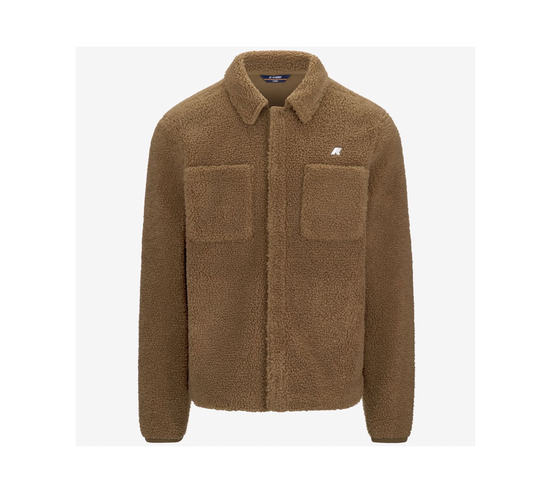 Veste K-Way Cameron Sherpa Polar Brown C 2026