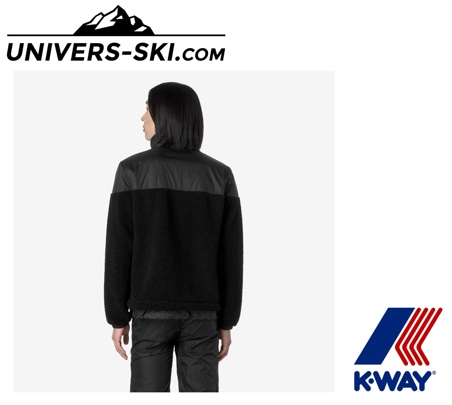 Veste K-Way Le Vrai 3.0 Jilde Orsetto Black Pure 2026