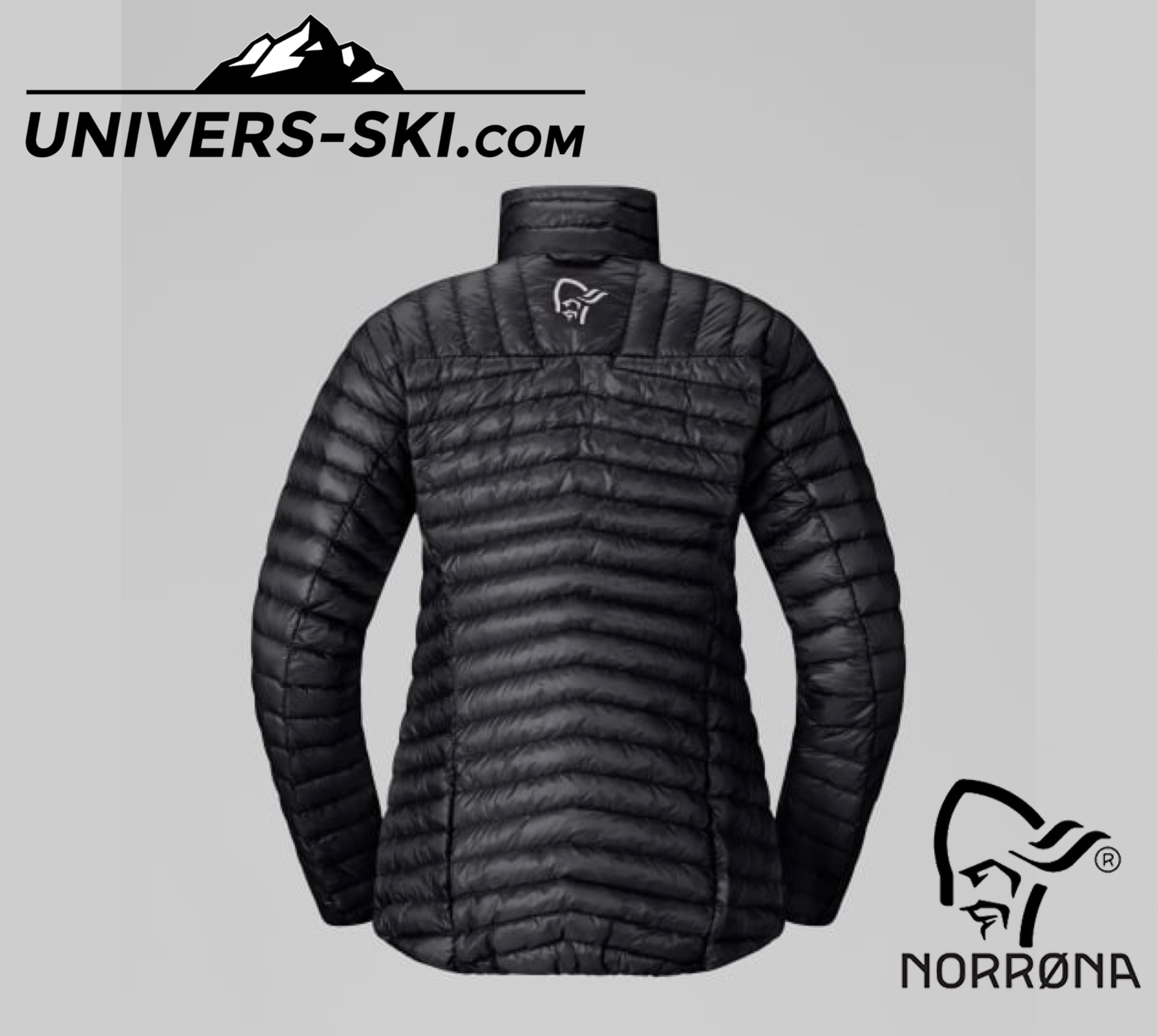Veste Femme NORRONA Trollveggen Down800 Super Light Jkt W’s Caviar Black 2026