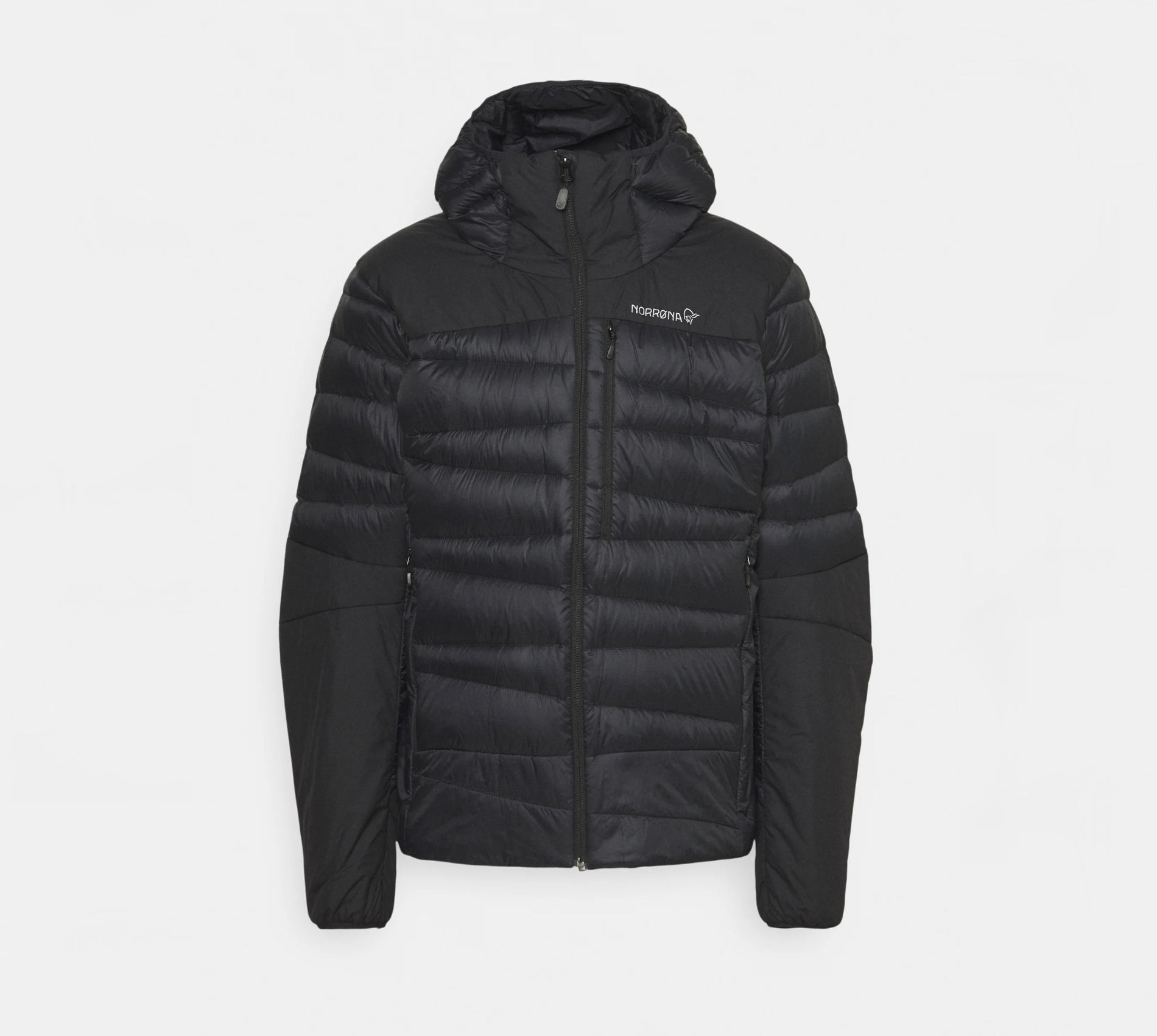 Veste Homme NORRONA Falketind Down750 Zip Hood M’s Caviar Black 2027