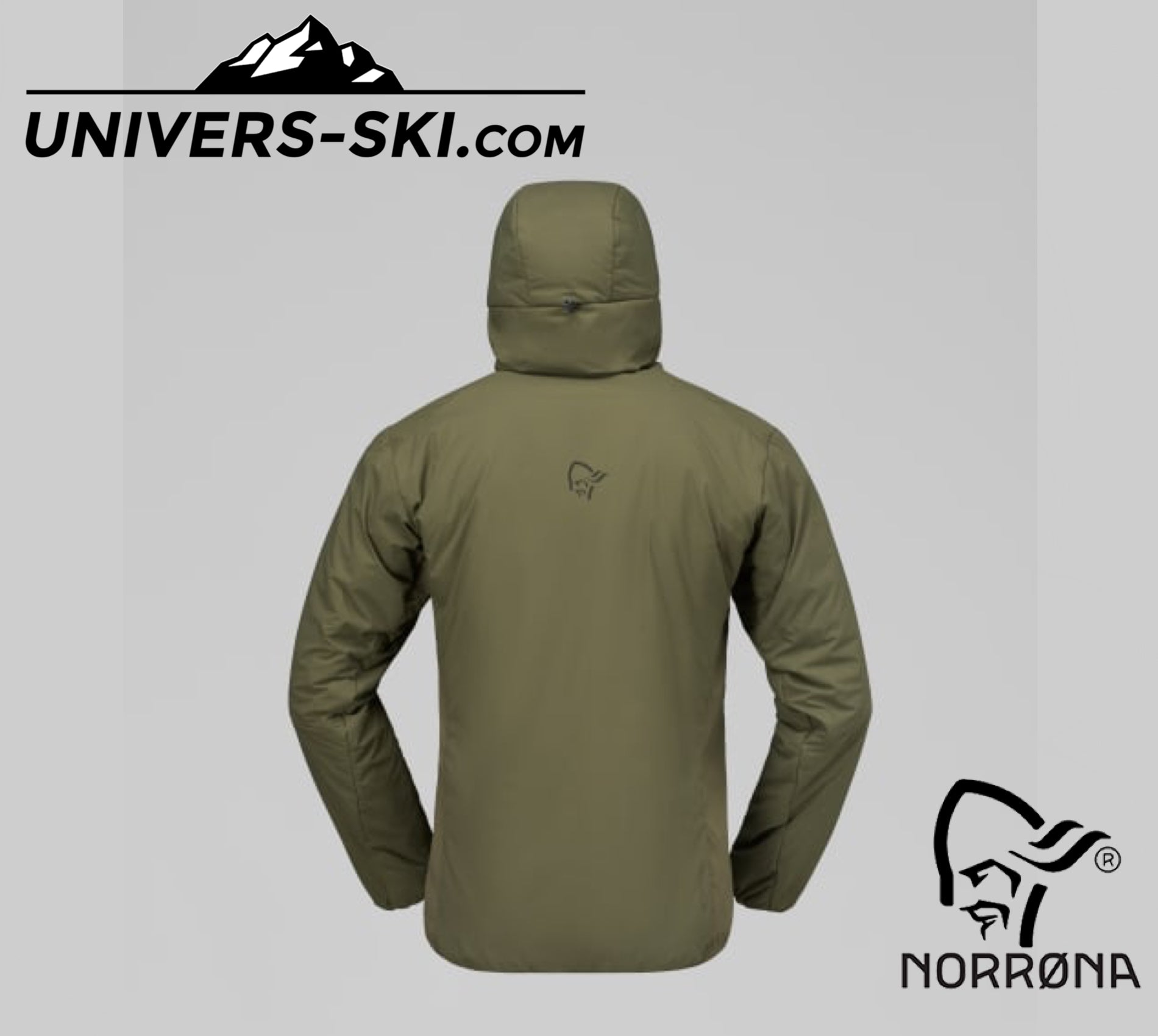 Veste Homme NORRONA Femund Thermo60 Zip Hood M’s Olive Night 2026