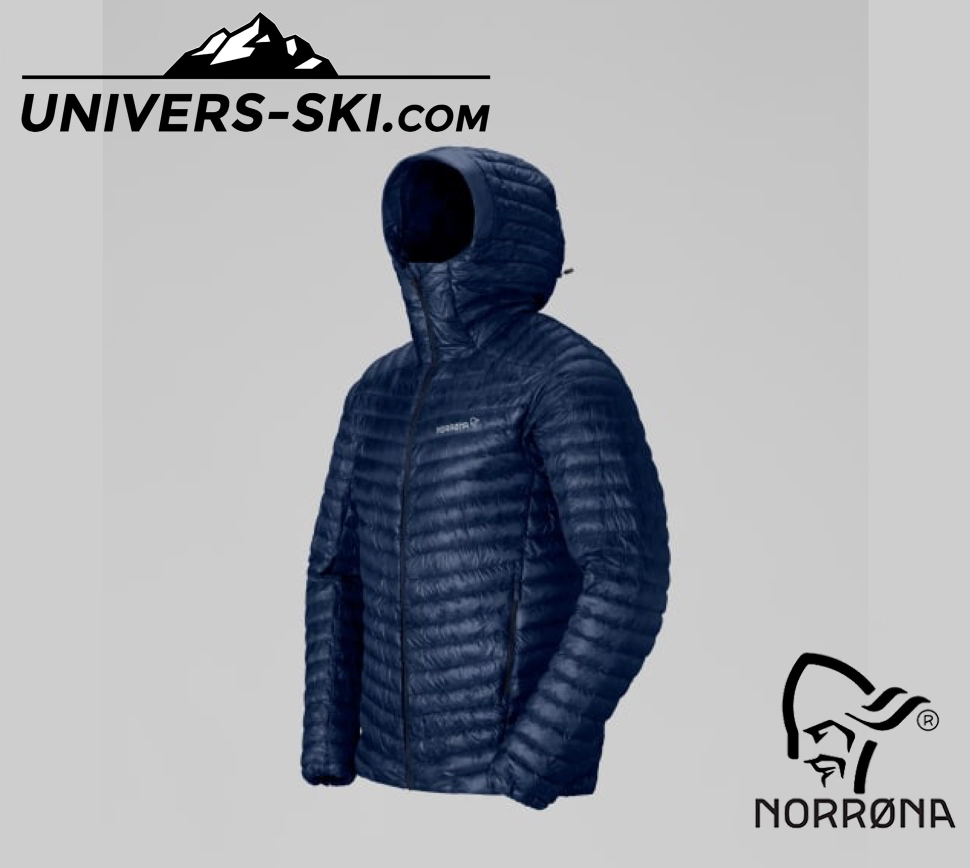 Veste Homme NORRONA Trollveggen Down800 Super Light Hood M’s Indigo Night 2026