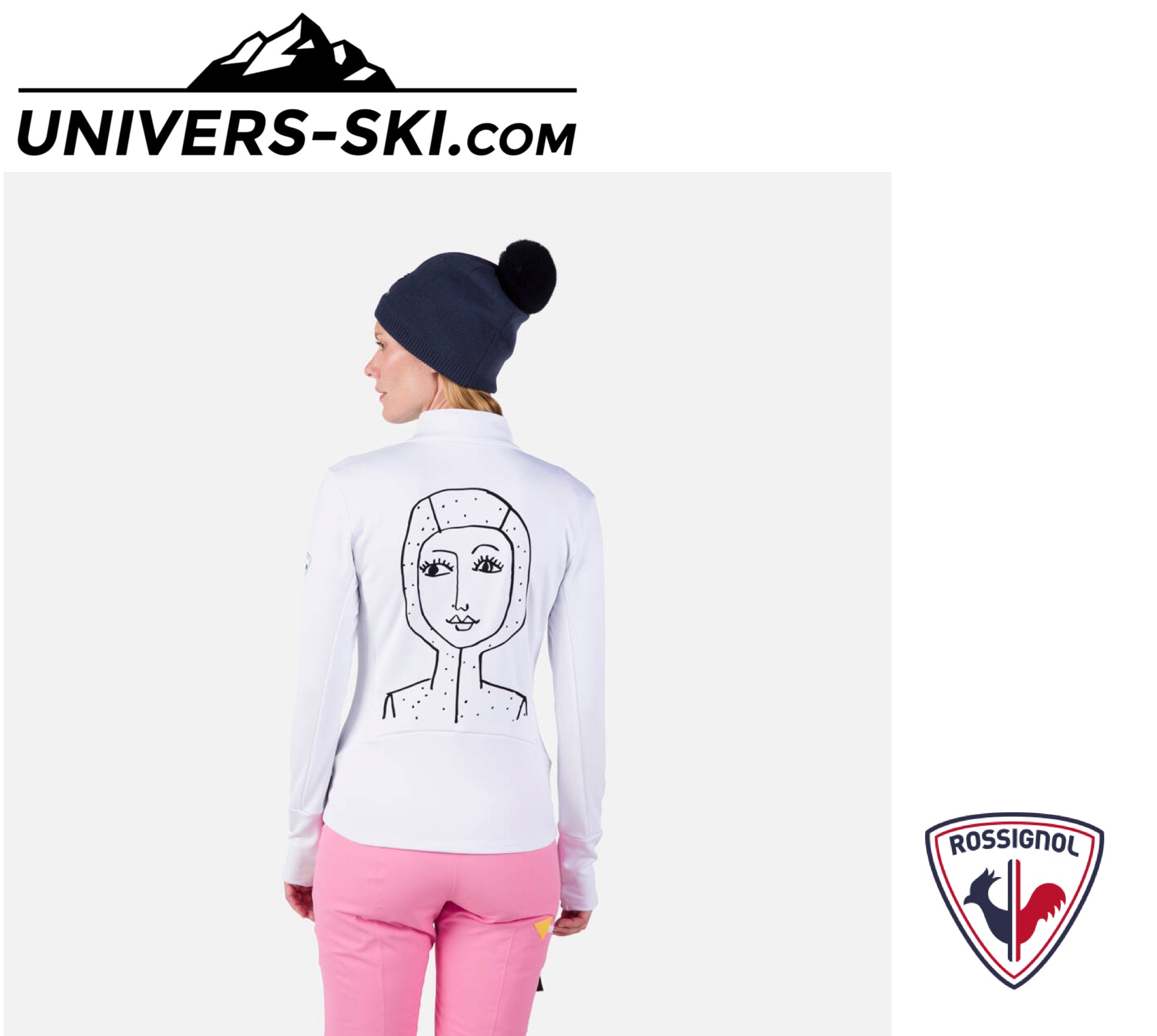 Veste de ski ROSSIGNOL Femme Climi White 2026