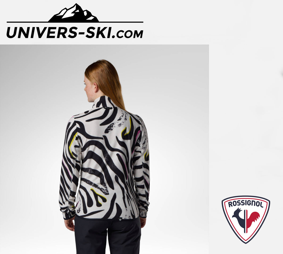 Veste ROSSIGNOL Femme W Polar Fleece JKT Savage Black 2027