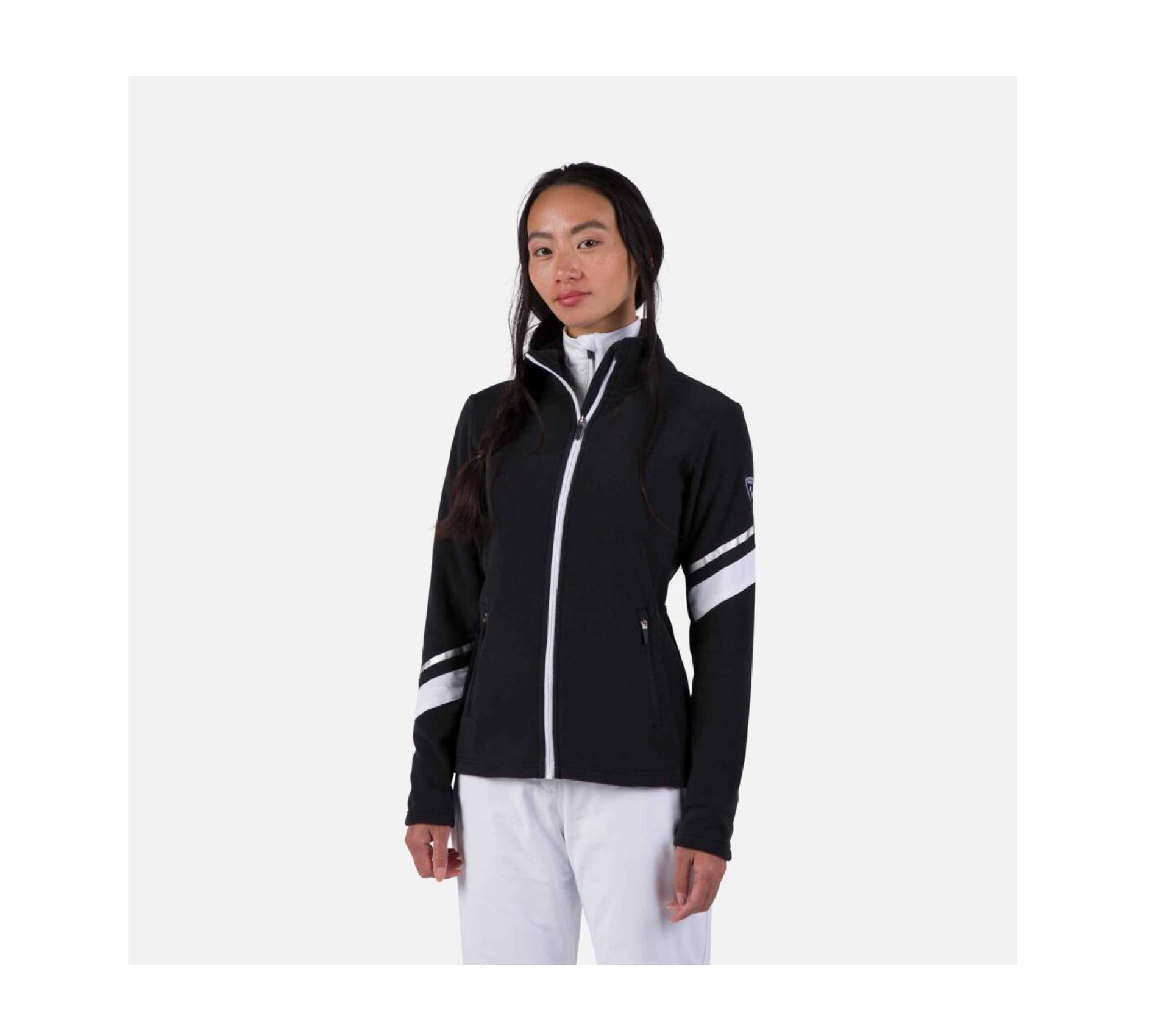 Veste de ski ROSSIGNOL Femme W Strawpile Fleece HZ Black 2026