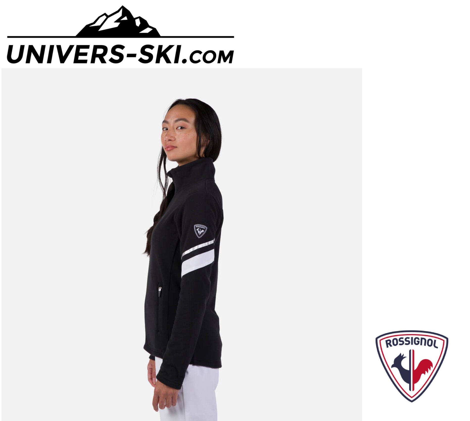 Veste ROSSIGNOL Femme W Strawpile Fleece HZ Black 2026