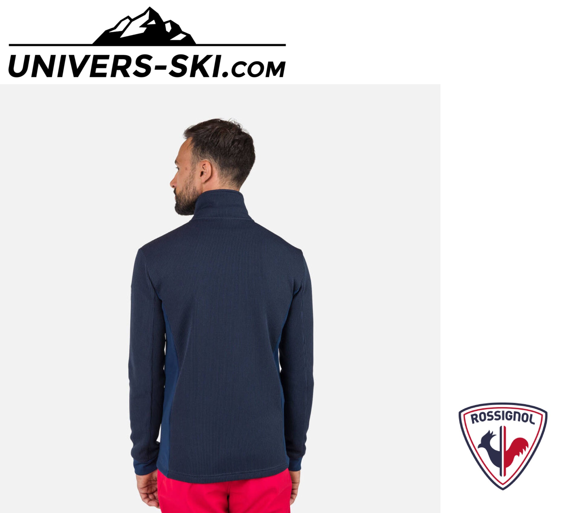 Veste ROSSIGNOL Homme Cieloalto Fleece FZ Dark Navy 2026