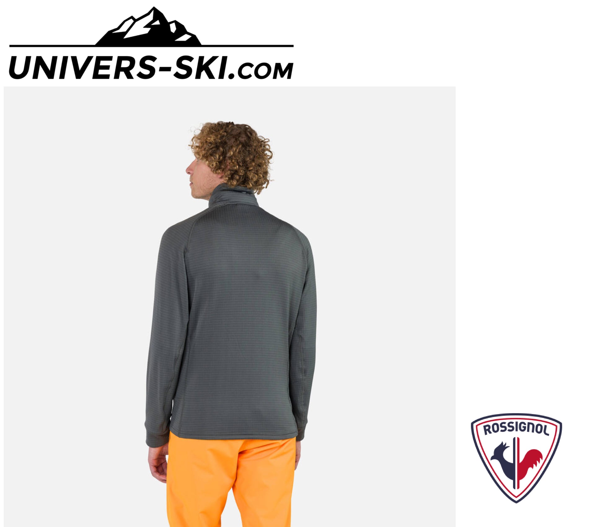 Veste ROSSIGNOL Homme Fleece Onyx Grey 2026