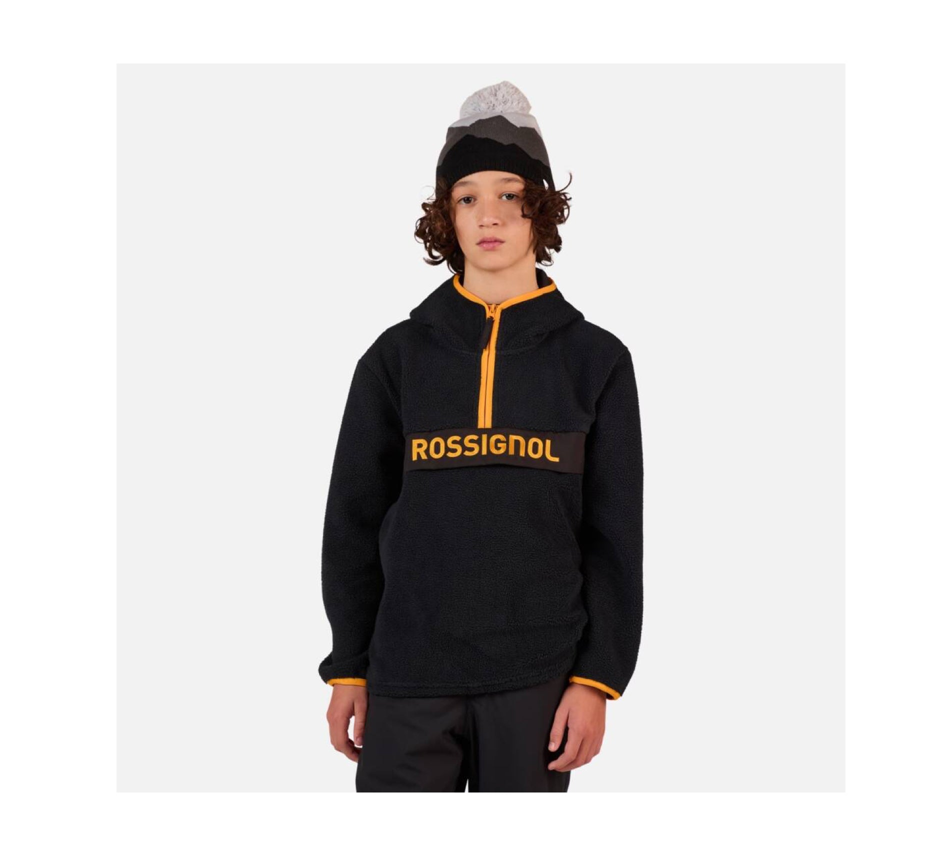 Veste de ski ROSSIGNOL JR Alltrack Anorak Fleece Black 2026