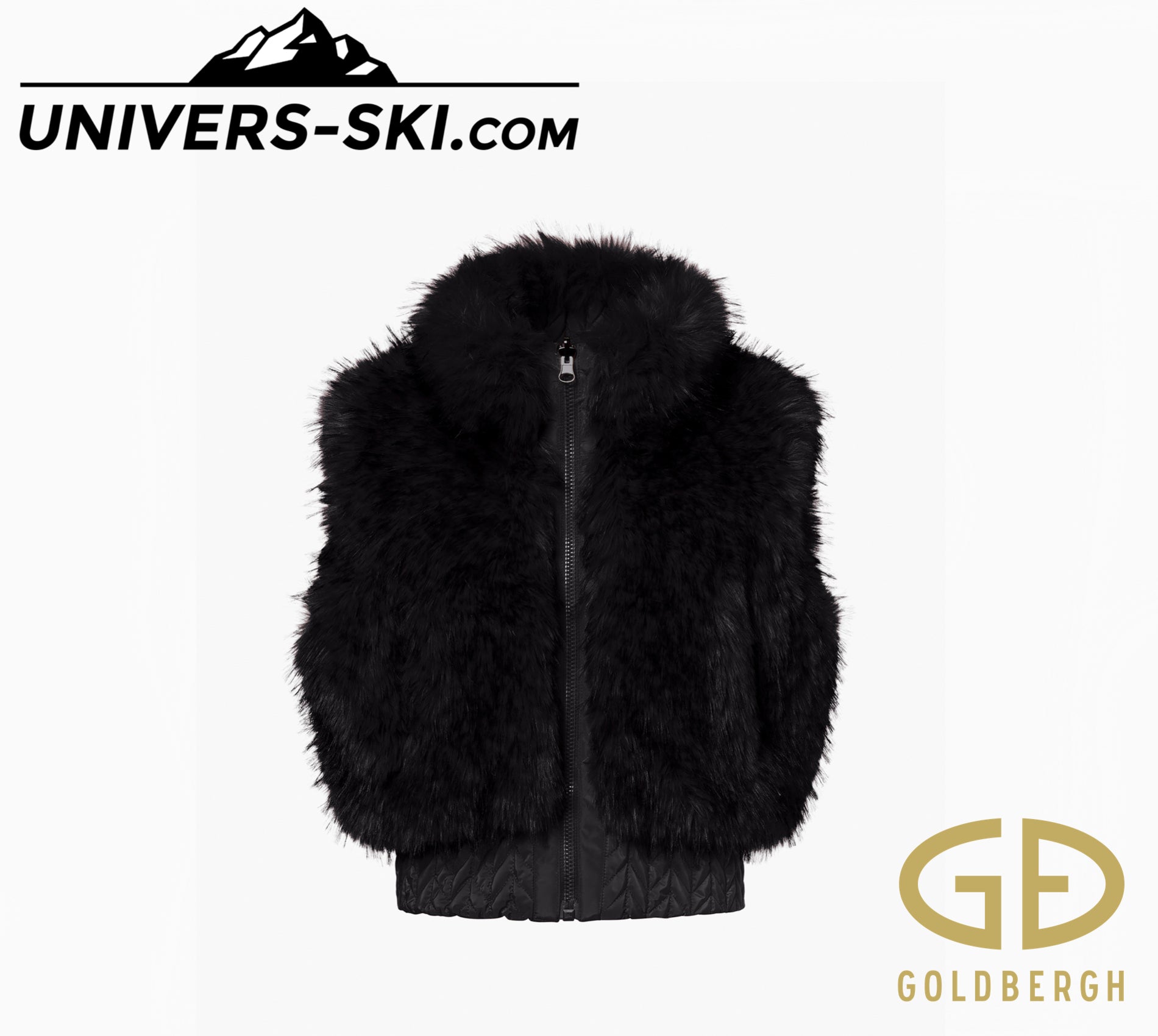 Veste Sans Manche Réversible GOLDERGH Femme Dahlia Black 2026