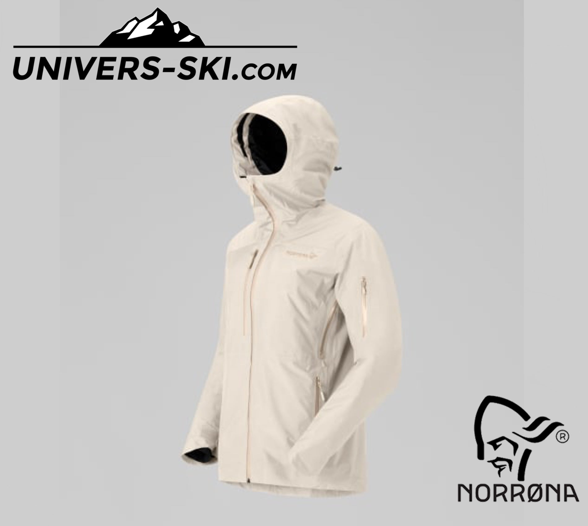 Veste de ski Femme NORRONA Lofoten Gore-Tex Insulated W’s Oatmeal 2026