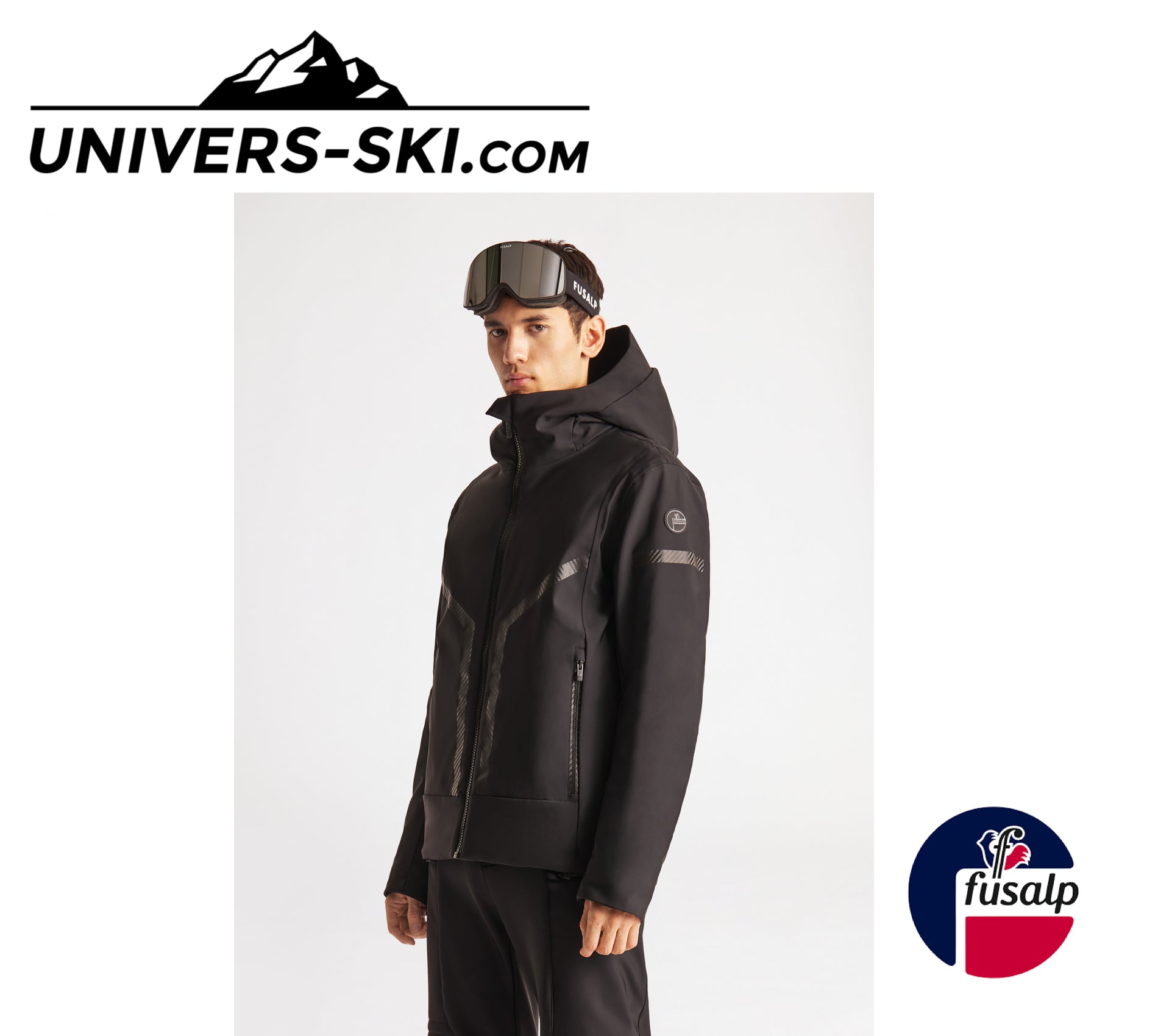 Veste de ski FUSALP Homme Elvan Noir 2026