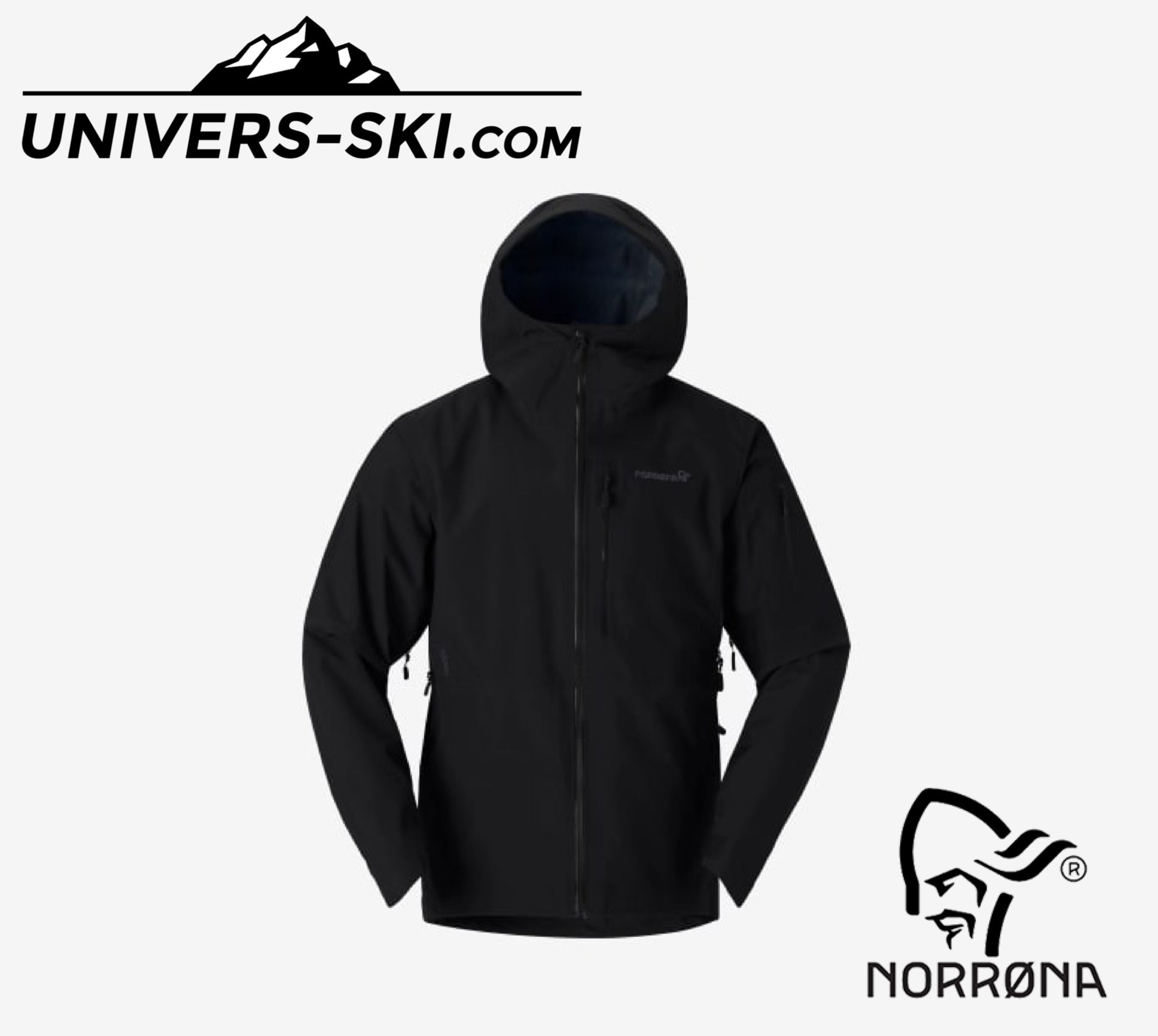 Veste de ski Homme NORRONA Lofoten Gore-Tex Insulated M’s Caviar Black 2026