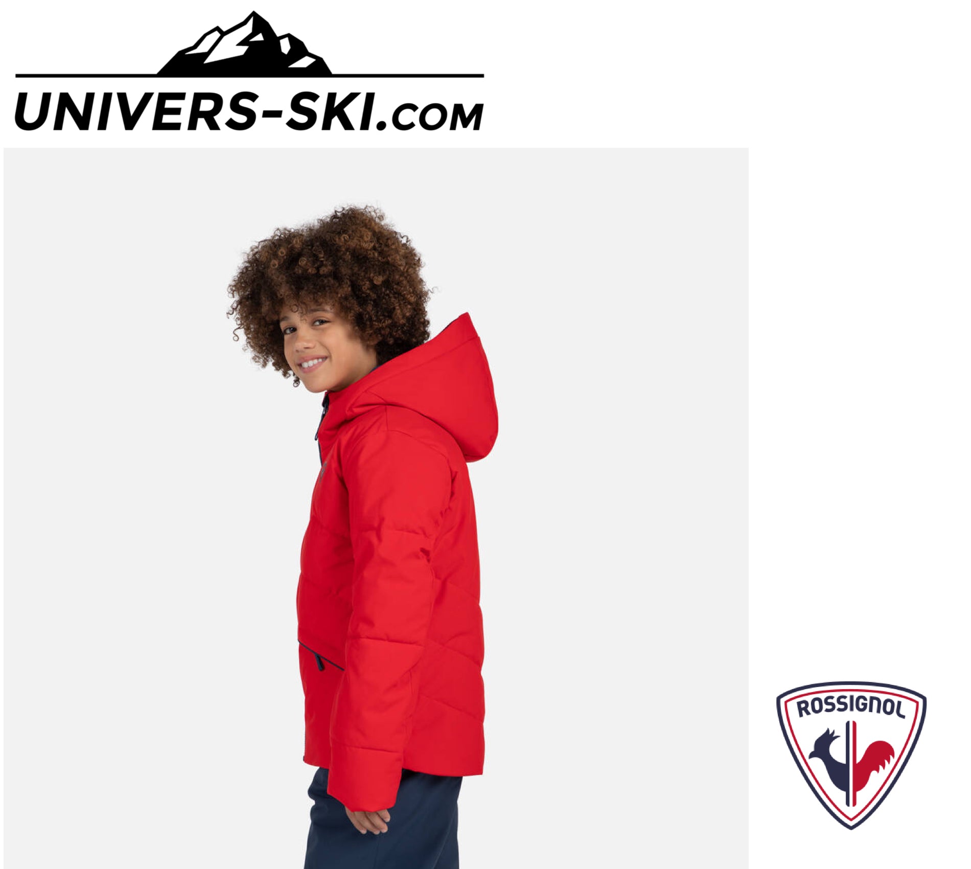 Veste de ski ROSSIGNOL Boy Siz JKT Sports Red 2026