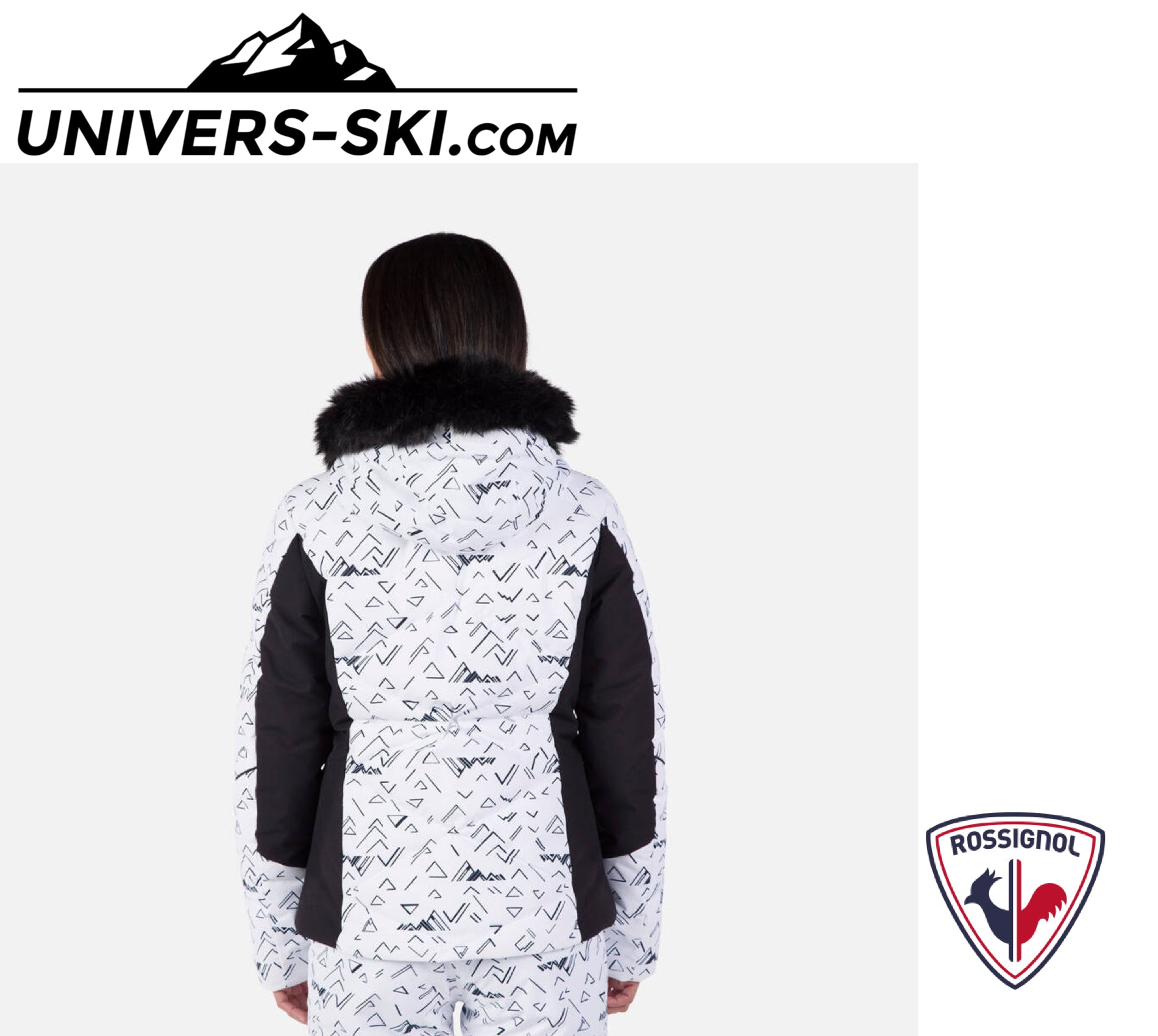 Veste de ski ROSSIGNOL Femme Staci PR Puffy White 2026