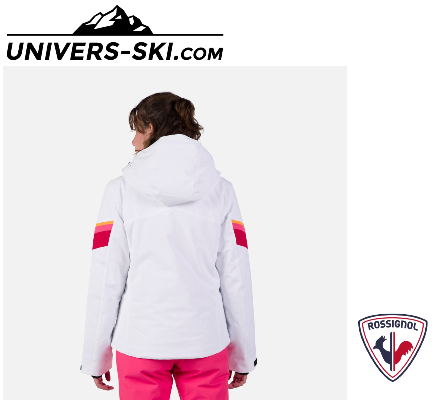 Veste de ski ROSSIGNOL Femme Strawpile White 2026