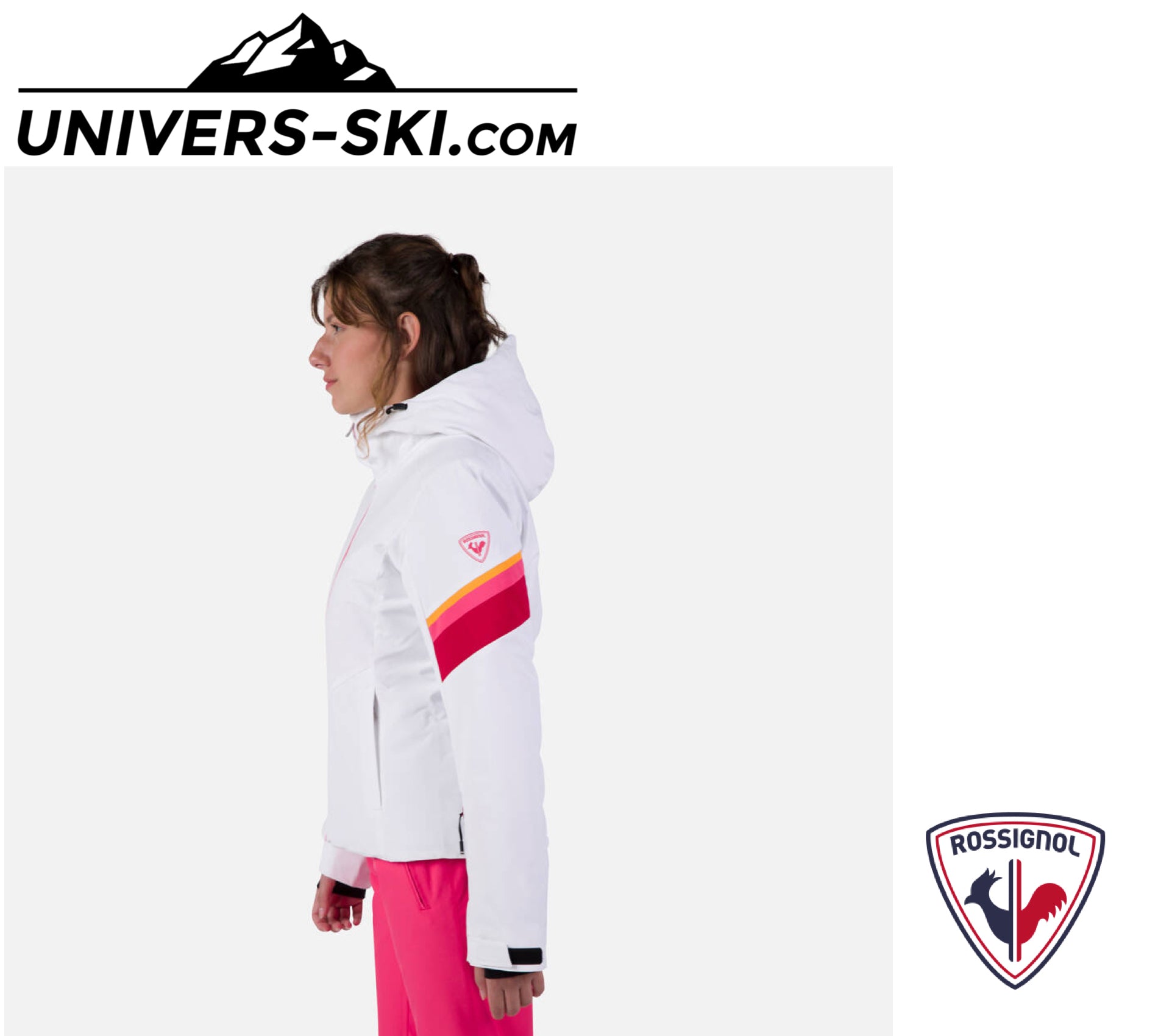 Veste de ski ROSSIGNOL Femme Strawpile White 2026