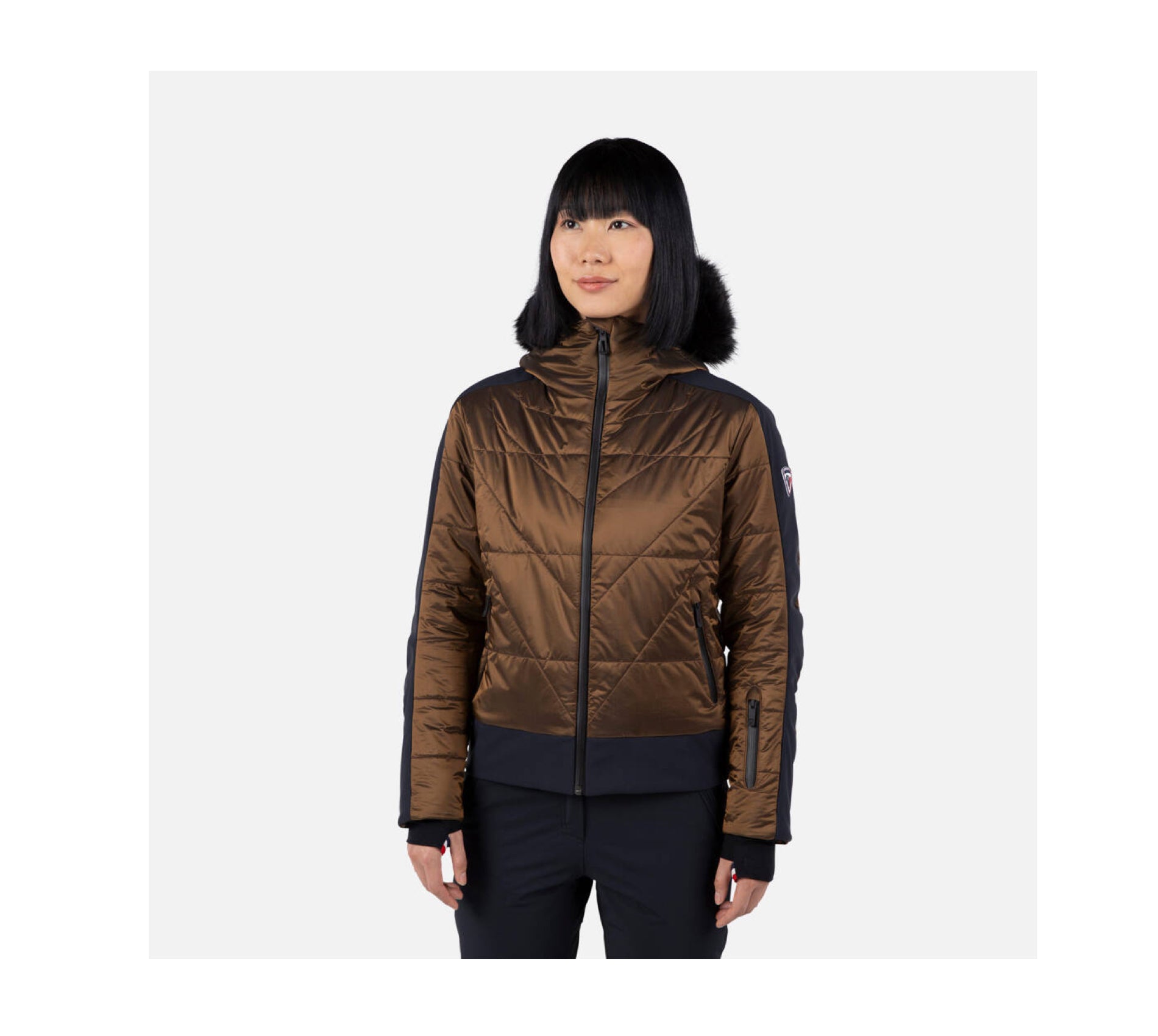 Veste de ski ROSSIGNOL Femme Ventina Bomber Bronze 2026