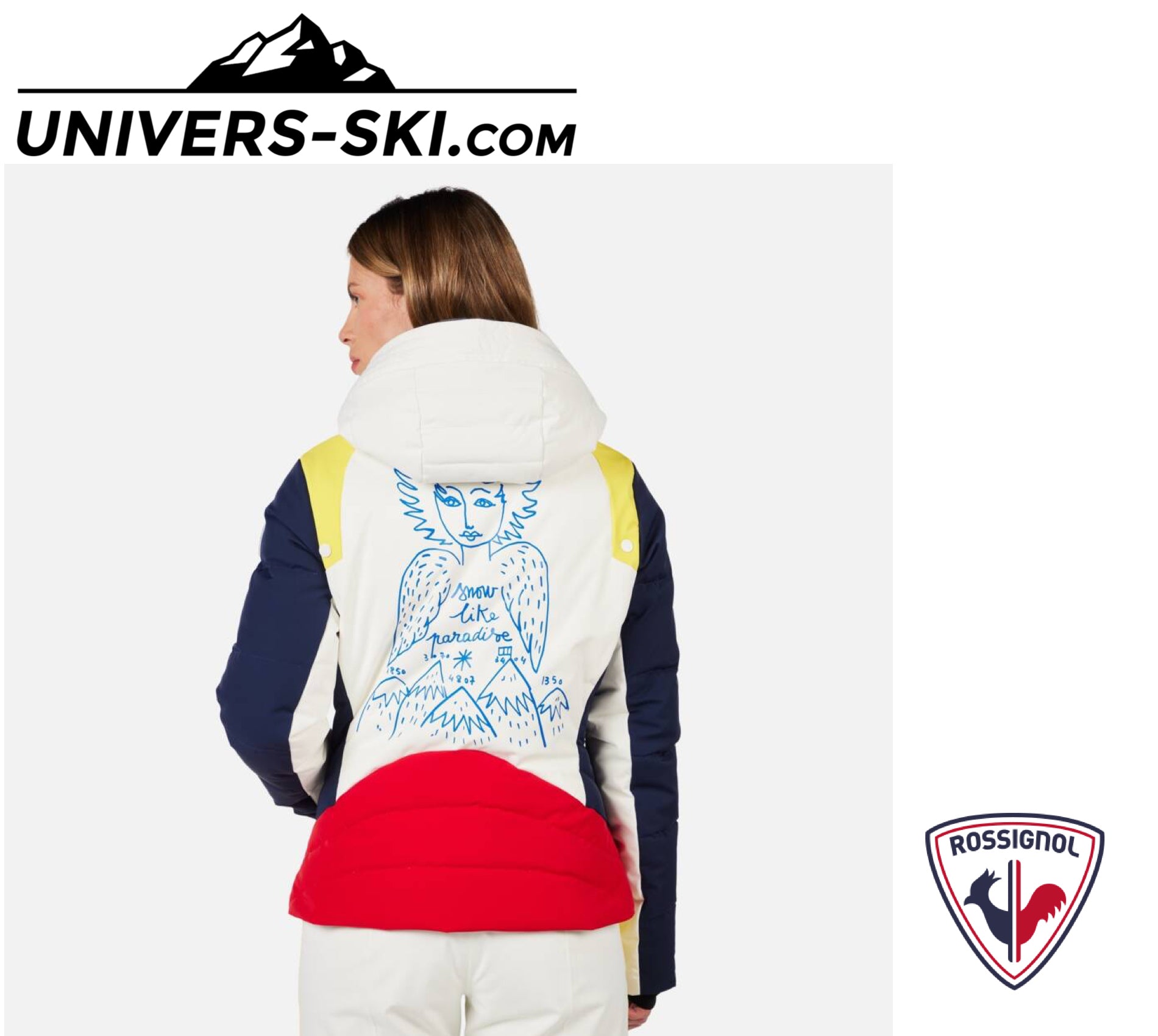 Veste de ski ROSSIGNOL Femme W JCC Valdiz Down JKT Artic 2026