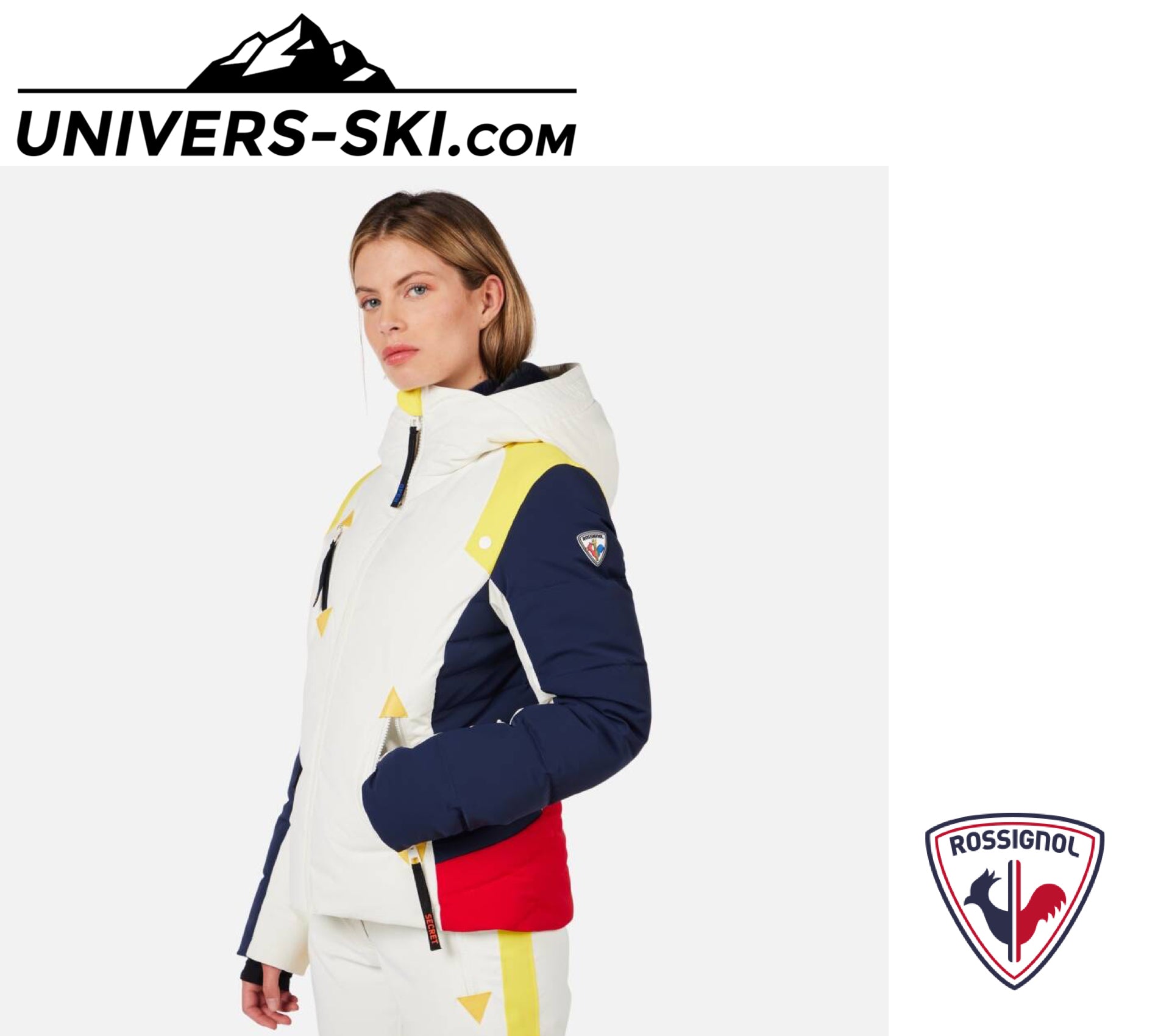Veste de ski ROSSIGNOL Femme W JCC Valdiz Down JKT Artic 2026