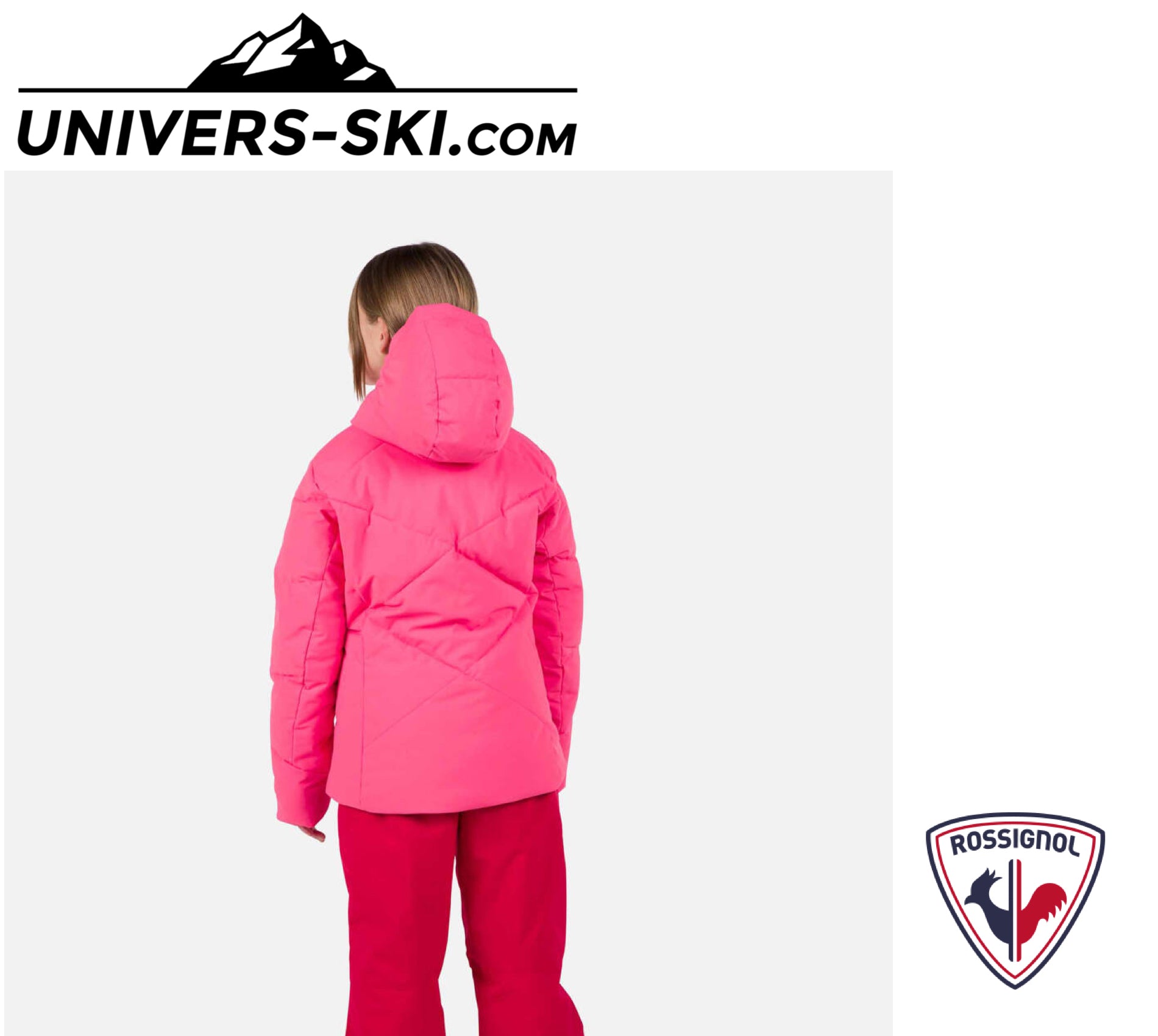 Veste de ski ROSSIGNOL Girl Staci JKT Tea Rose 2026