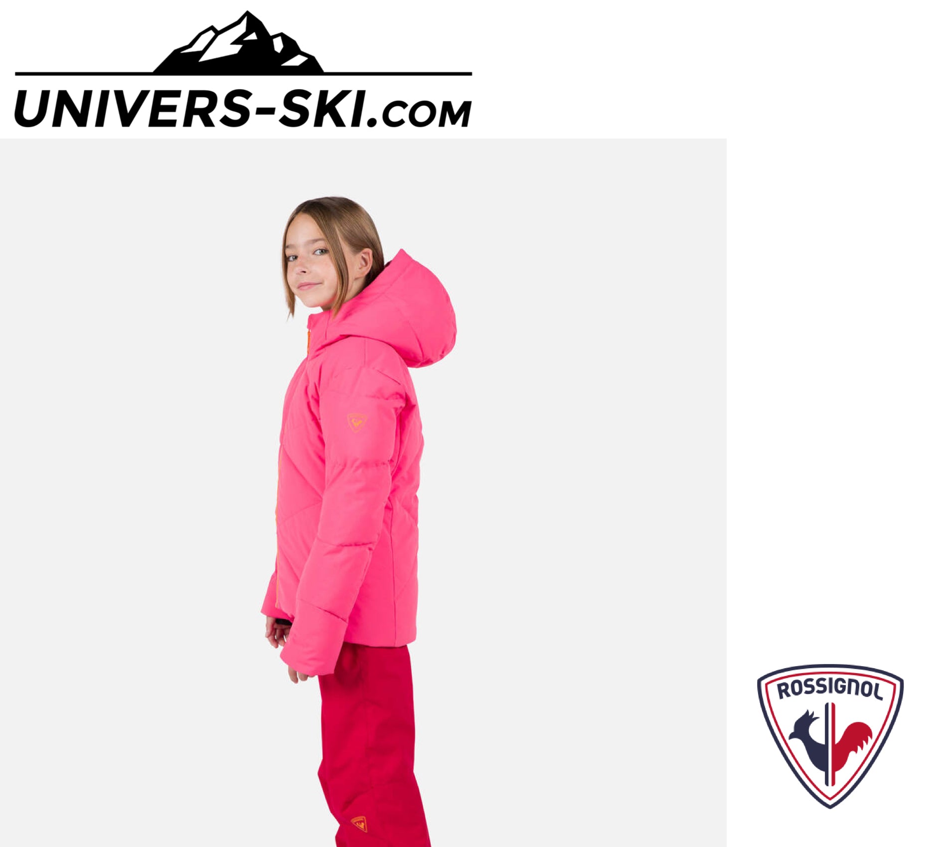 Veste de ski ROSSIGNOL Girl Staci JKT Tea Rose 2026