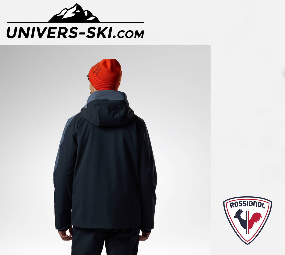 Veste de ski ROSSIGNOL Homme M Blackside Insulated JKT Turbulence Black 2027