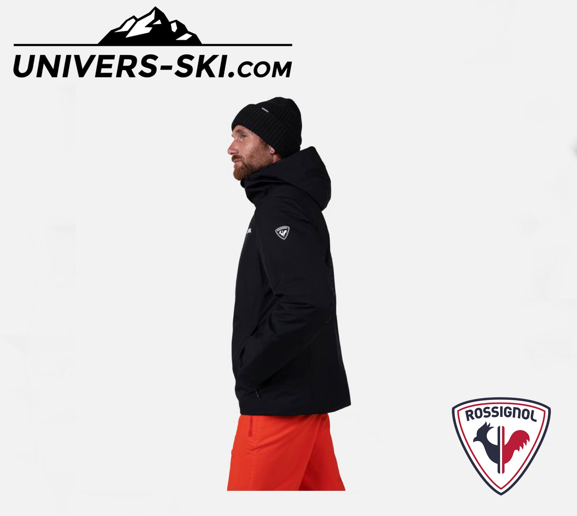 Veste de ski ROSSIGNOL Homme Rochrun Insulated JKT Black 2027