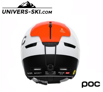 Casque de ski POC Obex BC Mips Hydrogen White Fluorescent Orange 2024