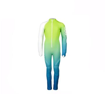 Combinaison de ski POC Skin GS JR blanc / vert / bleu 2024